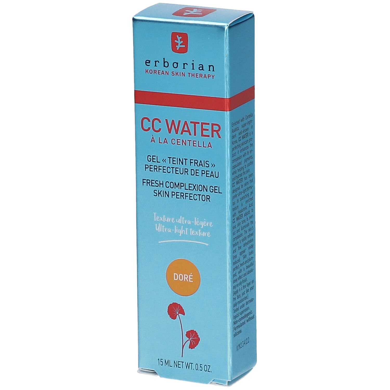 erborian CC Water Doré - Perfecteur de peau Crème De Jour 15 ml