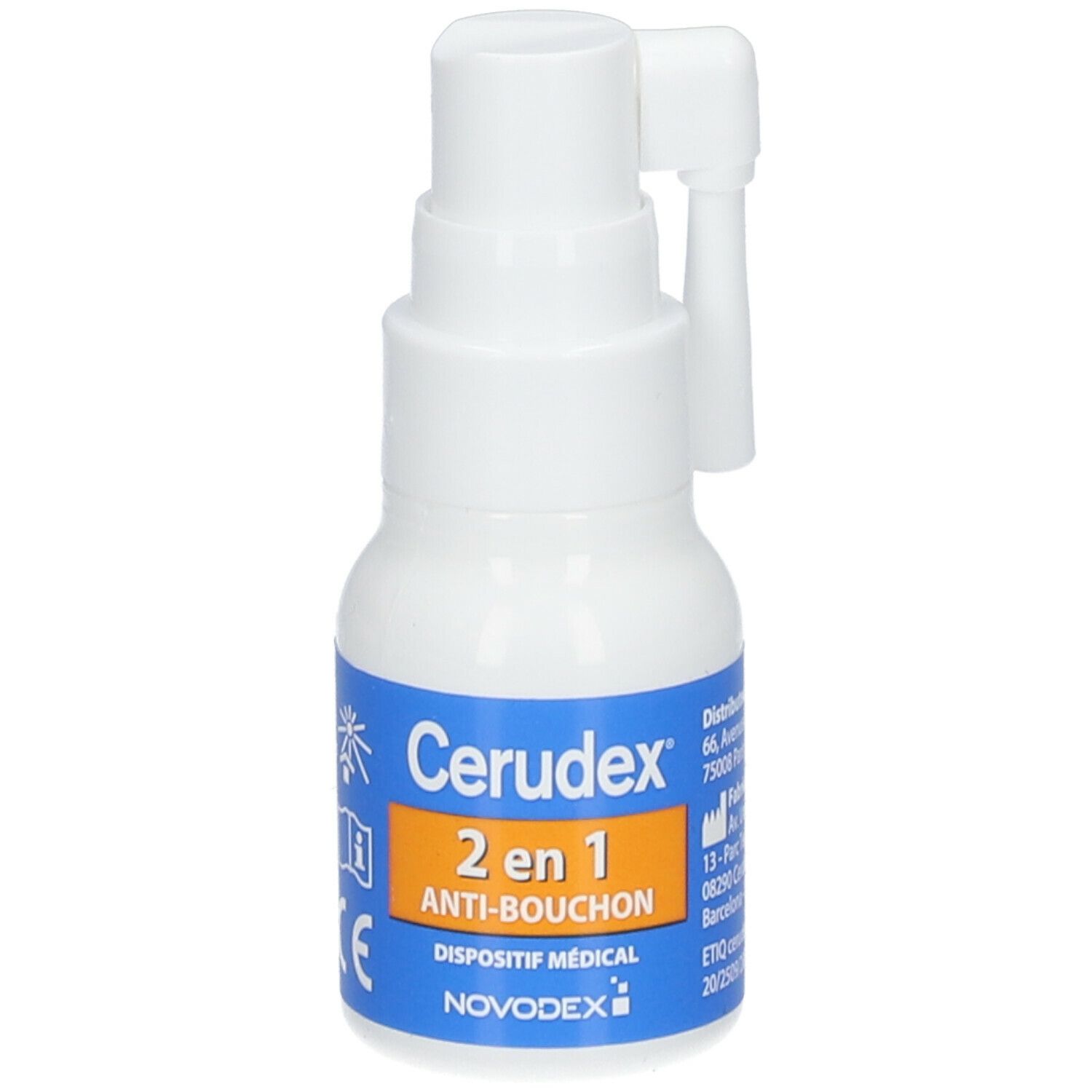 Novodex Cerudex 2 en 1 Anti-Bouchon Spray 15 ml