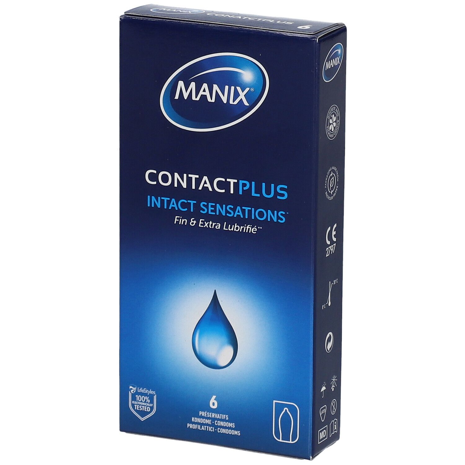 Manix Contact Plus Préservatif 6Uts Taille 6 - Image 2