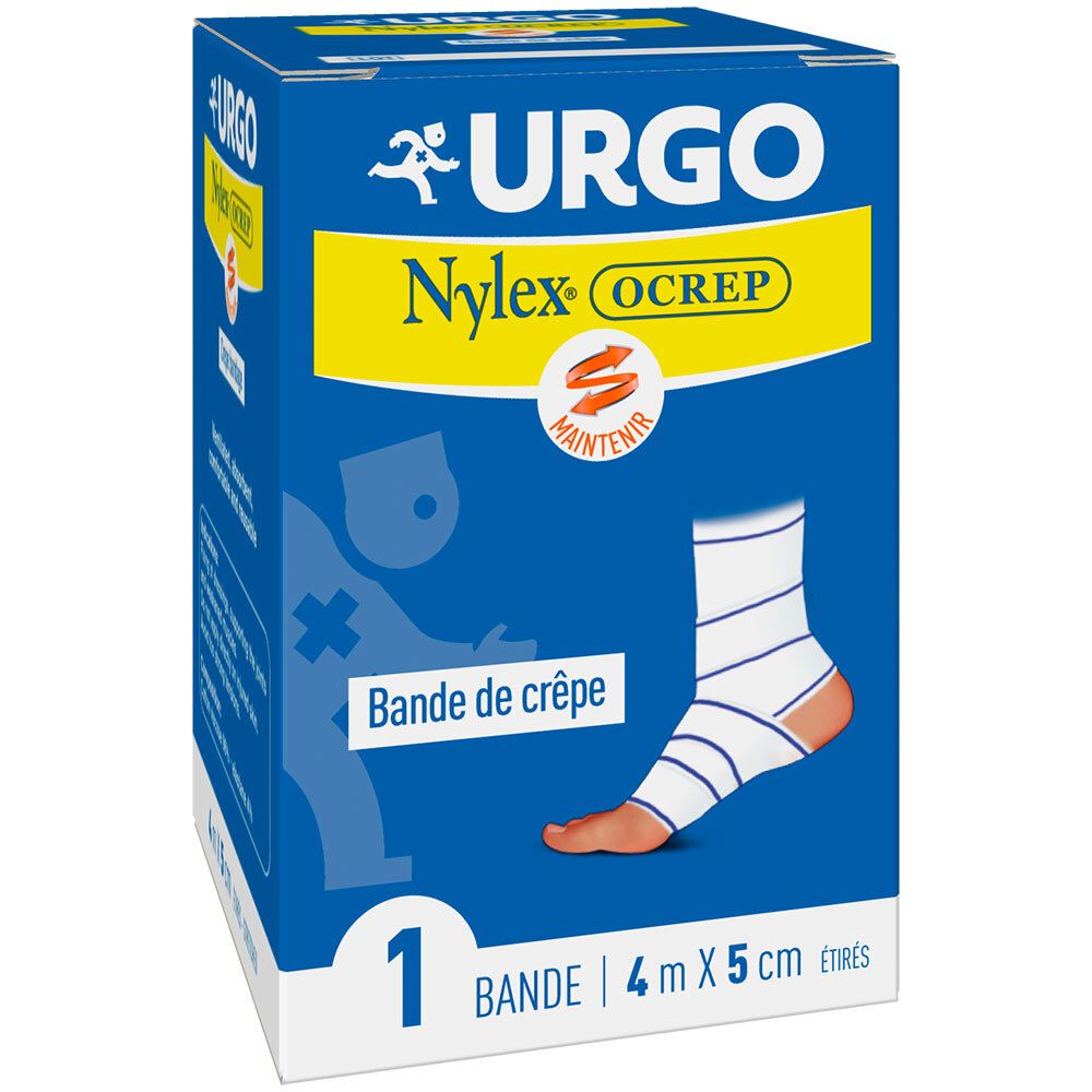 Urgo Nylexocrep Bande Crêpe 4 M X 5 Cm Bandage(S) 1 Pc(S)