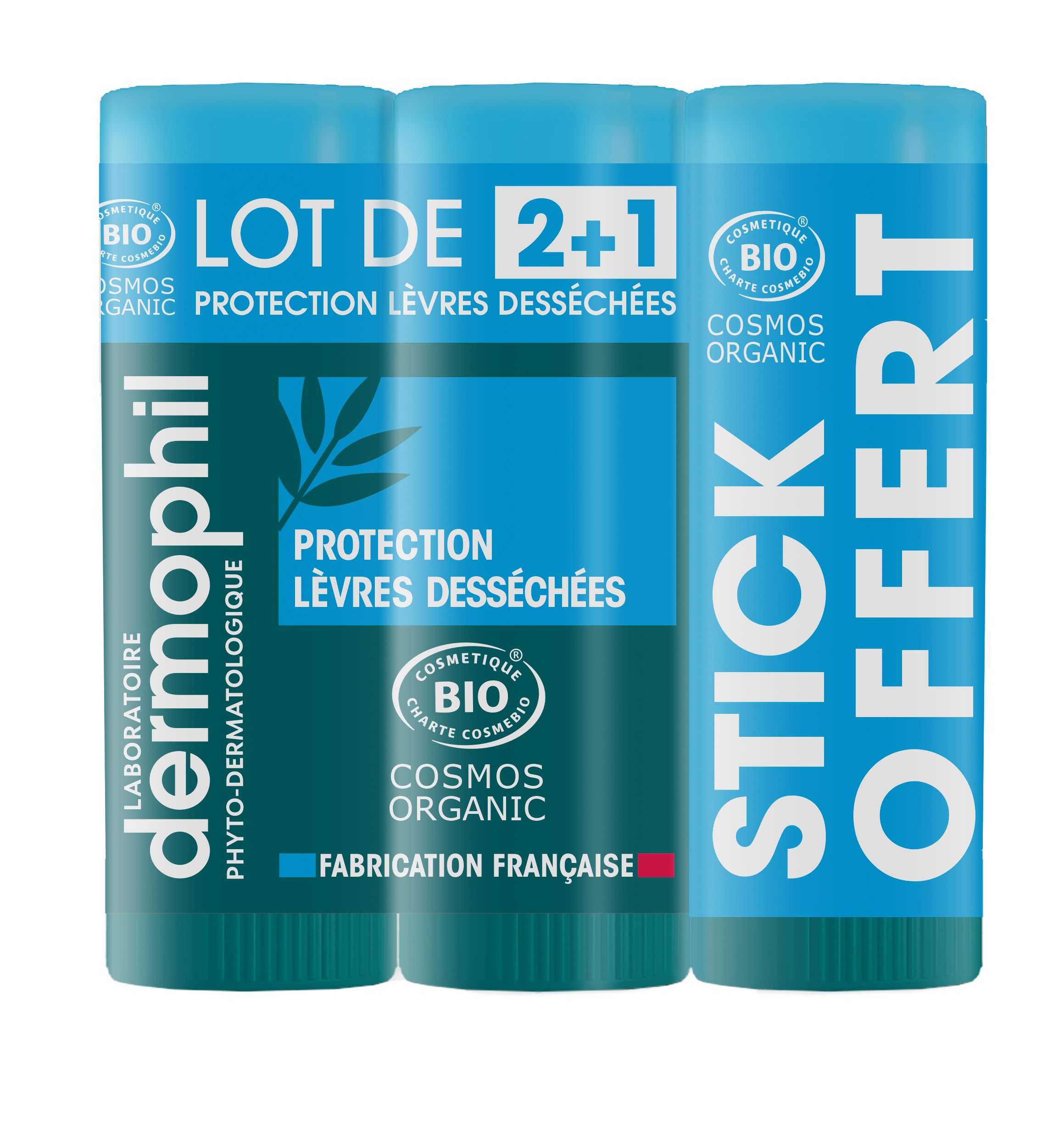 Dermophil Stick Lèvres Bio Protection Desséchées Stick(S) 3X4 G