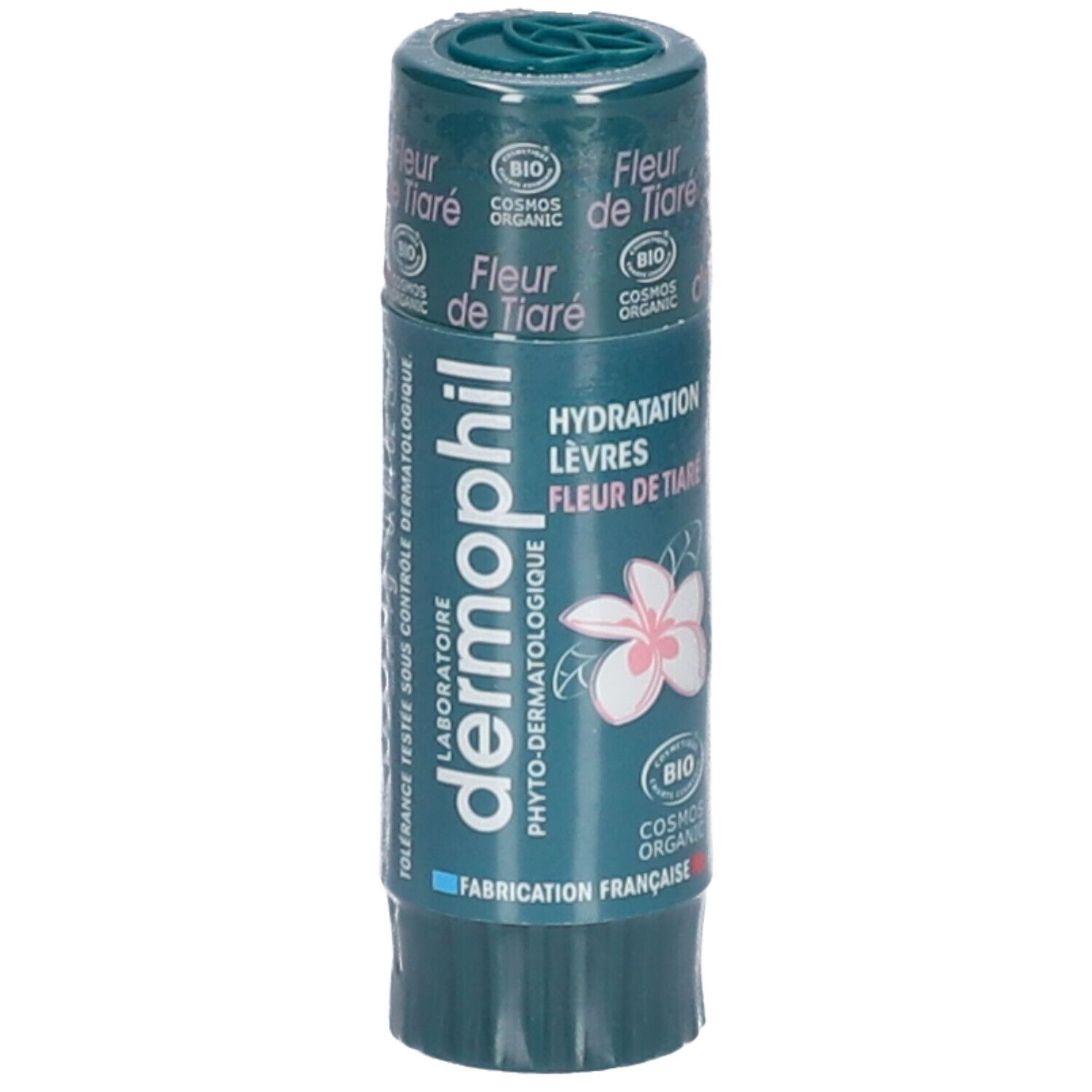 DERMOPHIL Stick Lèvres Bio Protection Goût Fleur de Tiaré 4 g Stick(S)