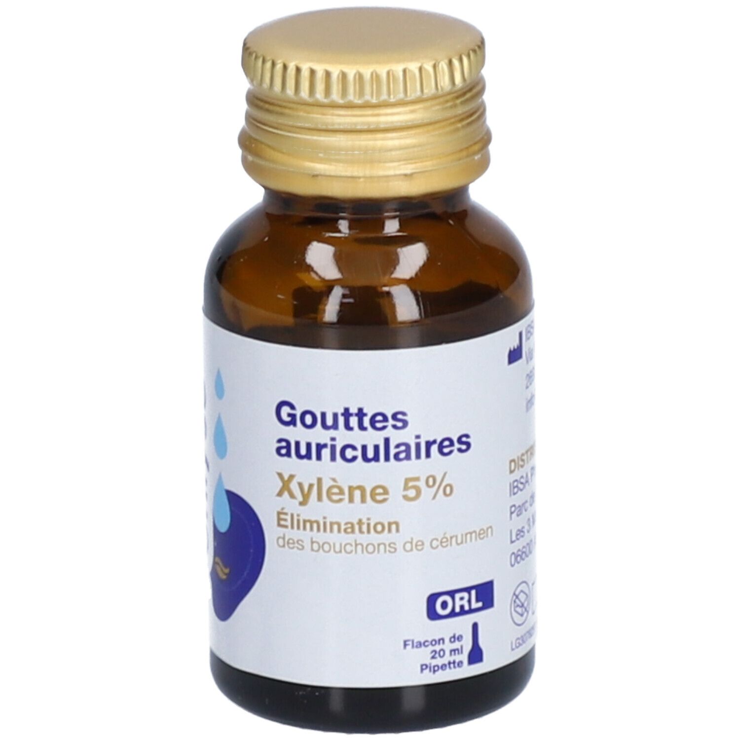Orilyse Gouttes Auriculaires Xylène 5 % Goutte(S) 20 ml