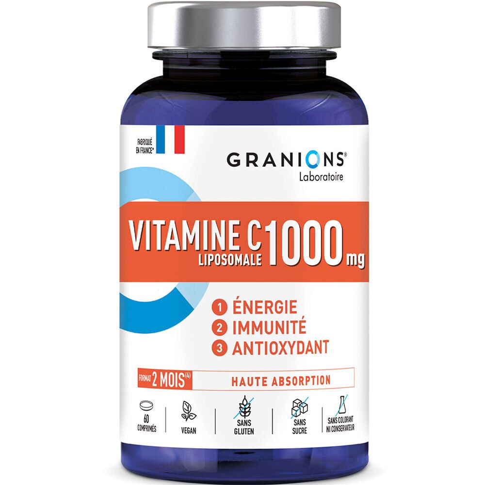 Laboratoire des Granions® Vitamine C Liposomale 1000 mg 60 pc(s) Comprimé(S)