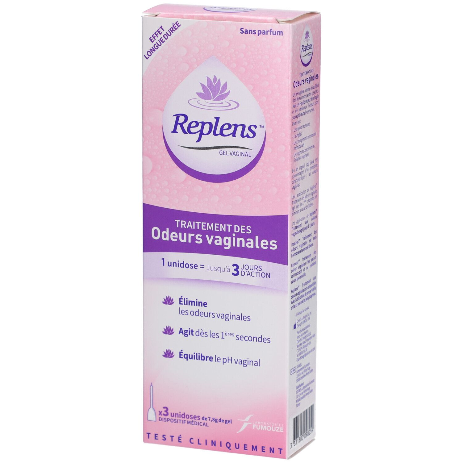 REPLENS Traitement des Odeurs Vaginales 23 g Gel Vaginal