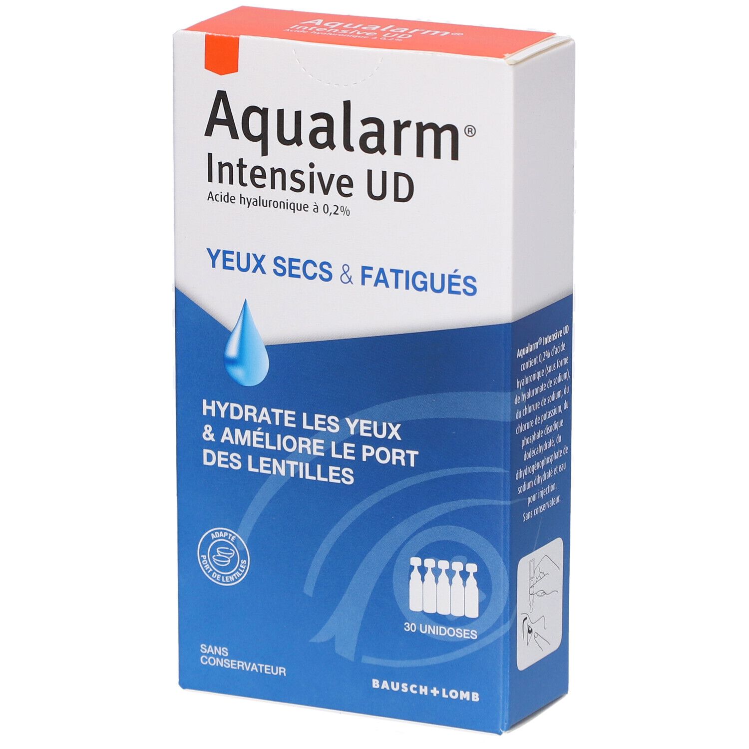 Bausch & Lomb Bausch + Lomp Aqualarm Intensive Ud Gouttes Ophtalmiques 15 Ml