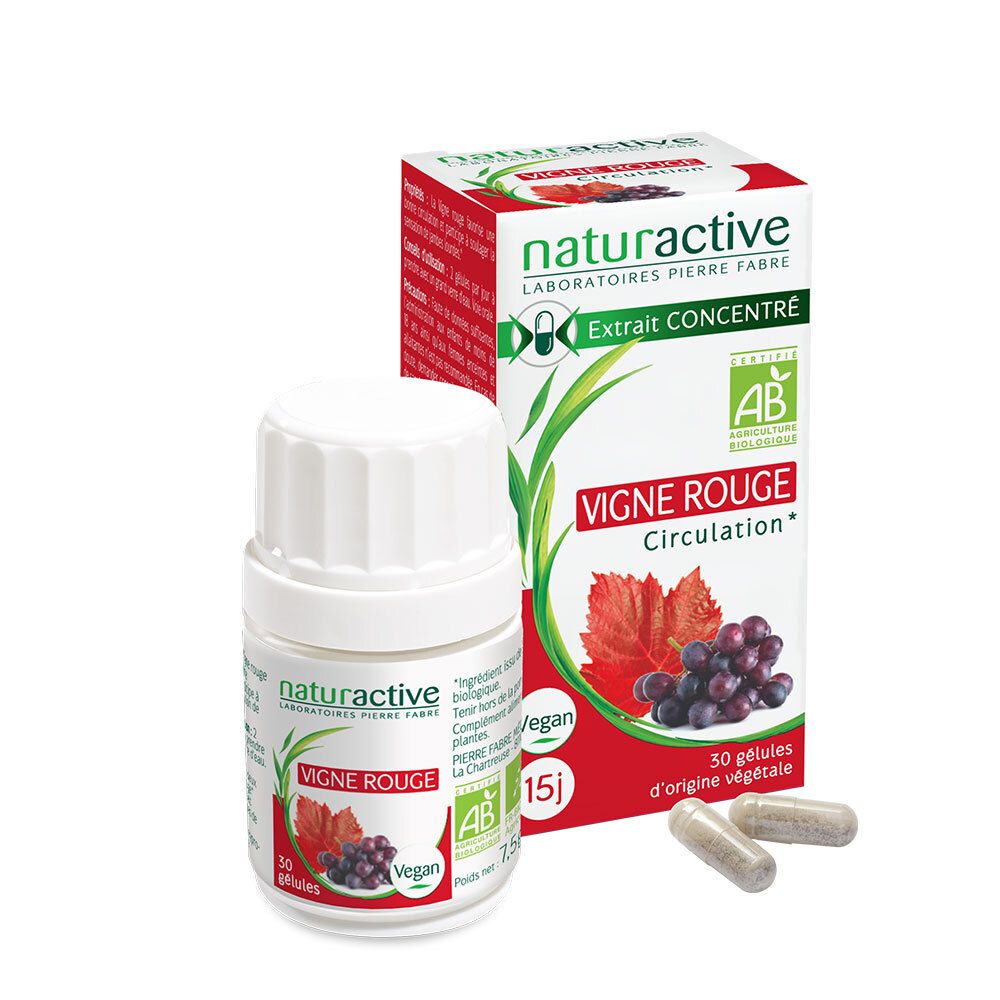 Naturactive Vigne Rouge Bio Capsule(S) 30 Pc(S)