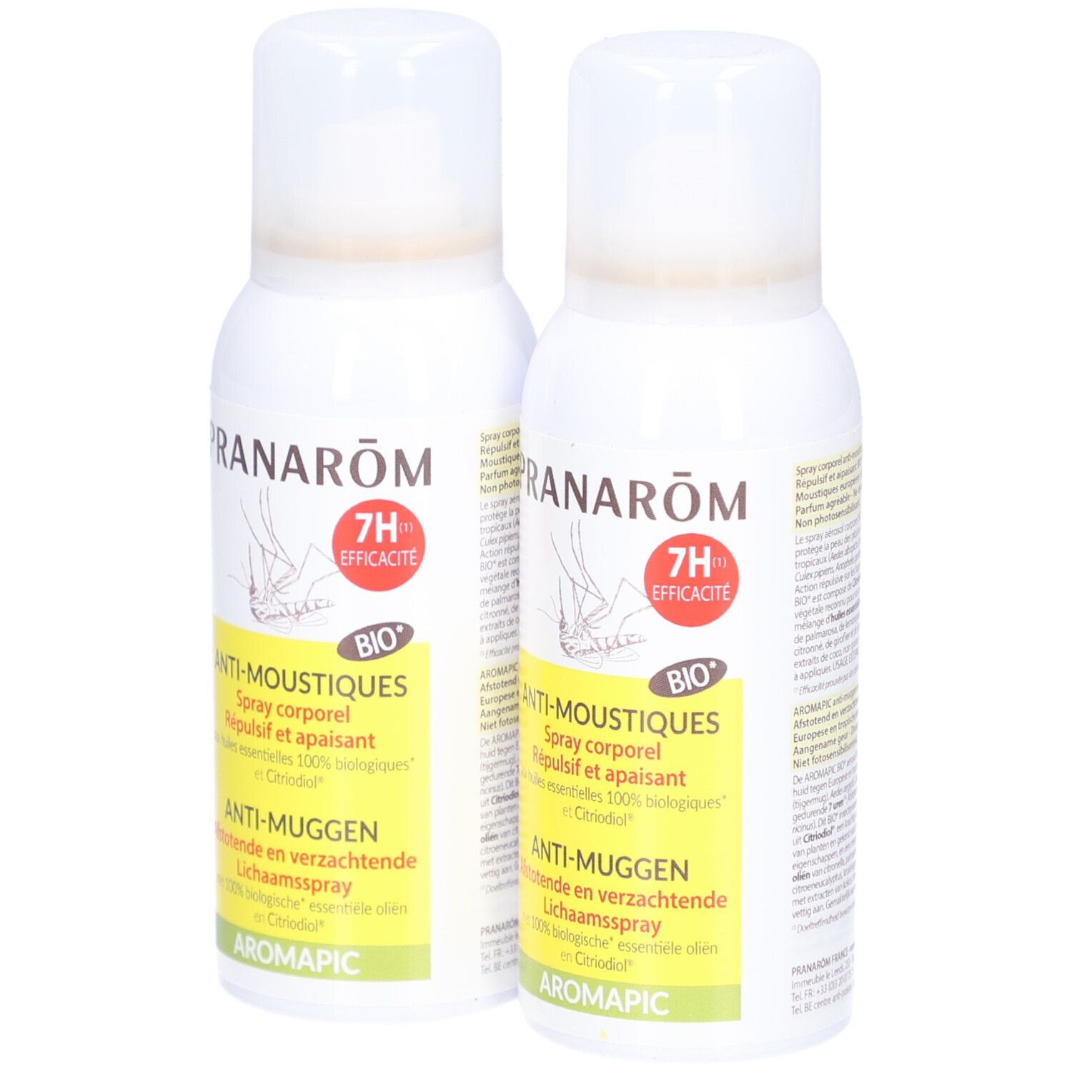 Pranarôm Aromapic Spray Corporel Anti-Moustiques Bio 150 ml Lotion(S)