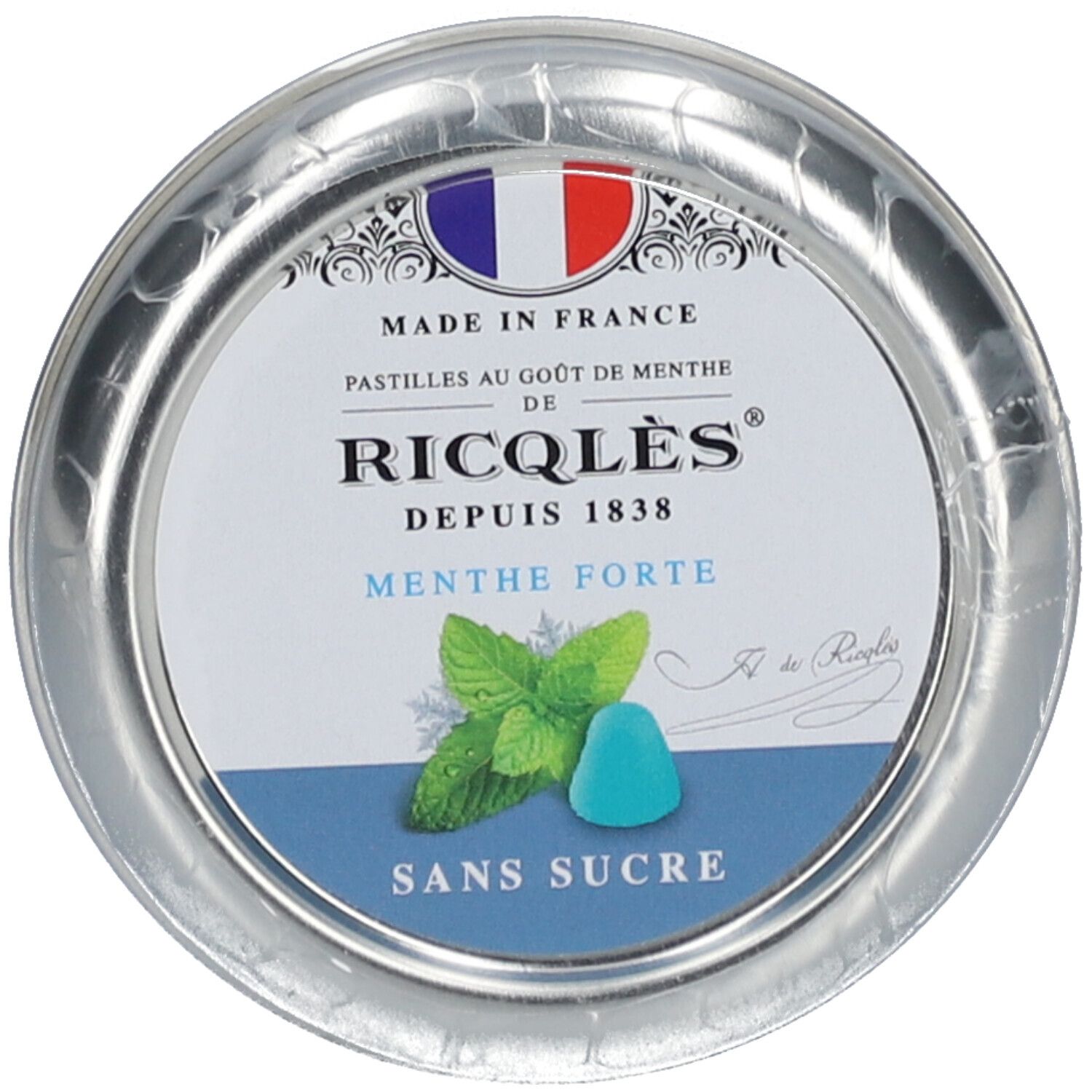 Ricqles Ricqlès Pastilles À La Menthe Forte Sans Sucre Pastille(S) À Sucer 45 G - Image 1