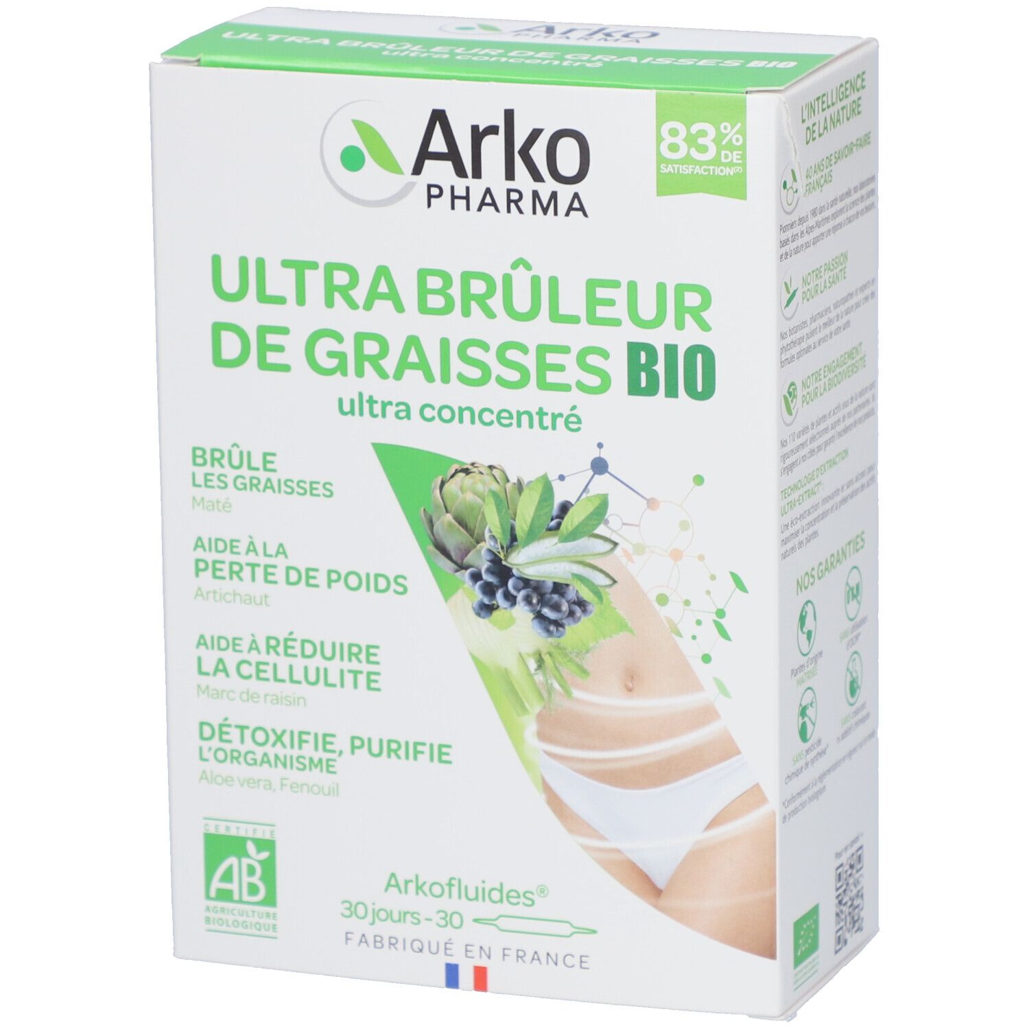 Arkopharma Arkofluides BIO Ultra Brûleur de graisses 300 ml Solution Orale