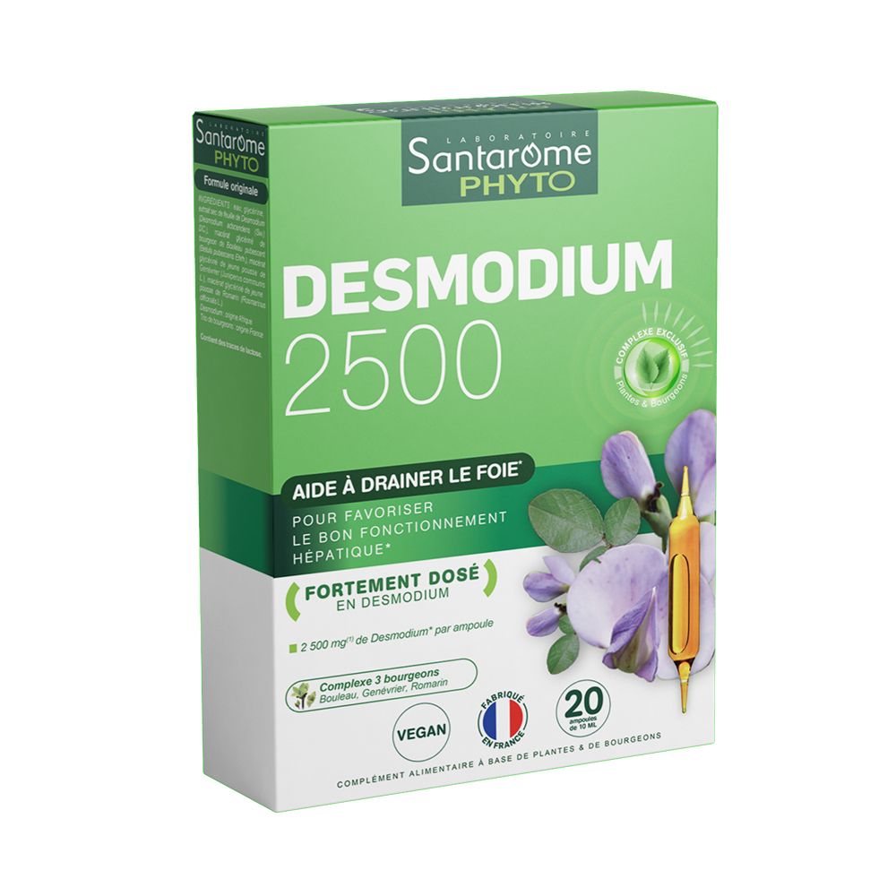 Santarome Bio Desmodium 2500 Ampoule(S) Buvable(S) 20X10 Ml Enfants