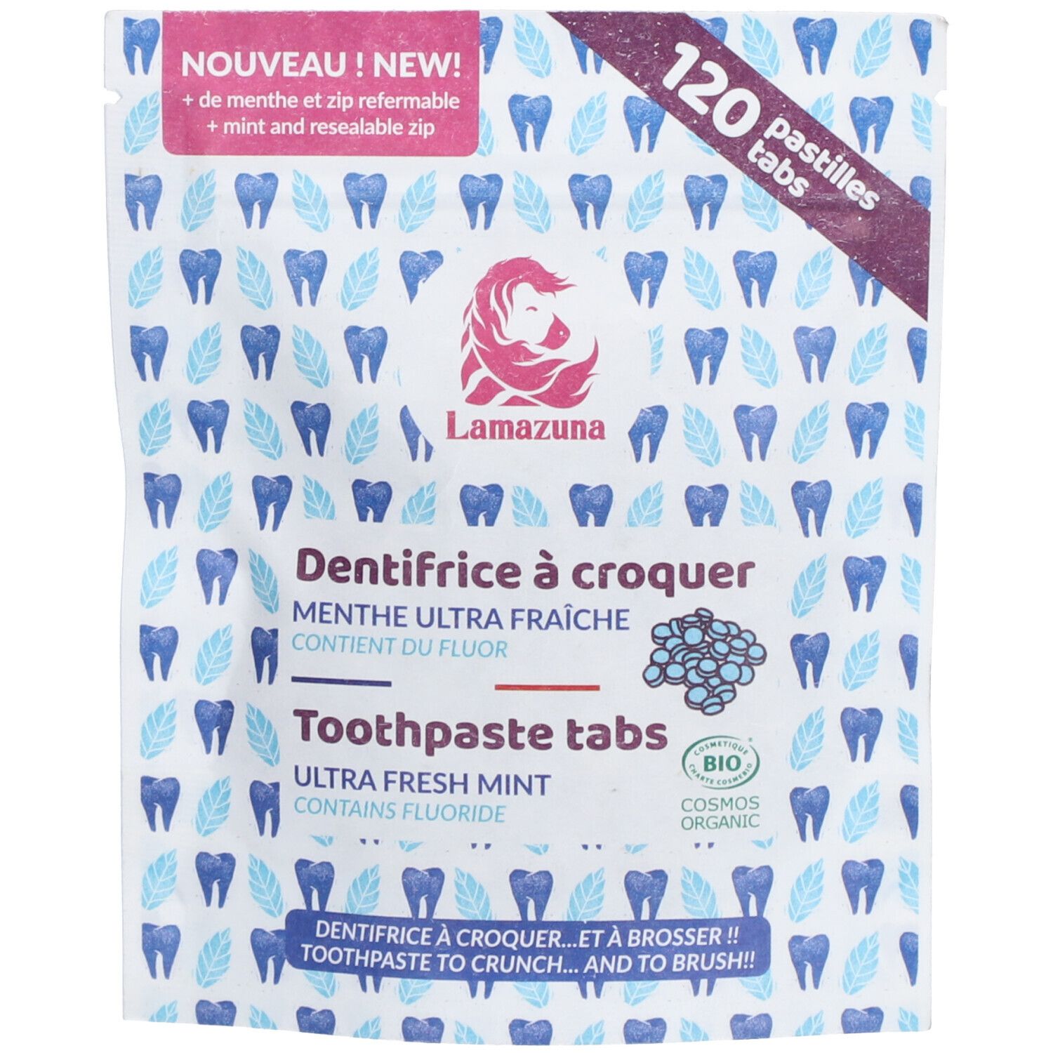 Lamazina Ultra Fresh Dentifrice à croquer Dentifrice(S) 120 pc(s)