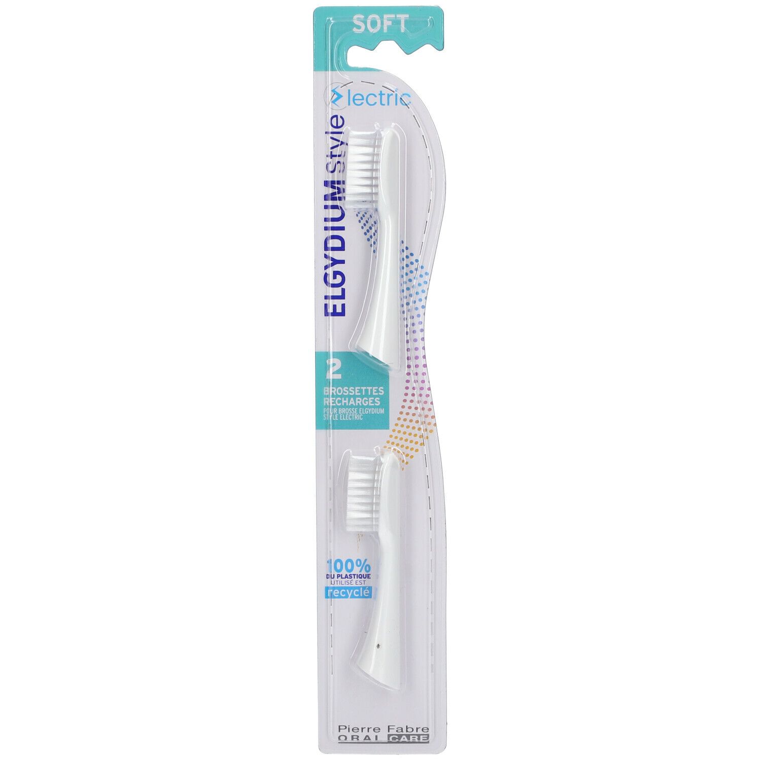 Elgydium Style Electric Brossettes De Recharge Souple Brosse(S) À Dents 2 Pc(S)