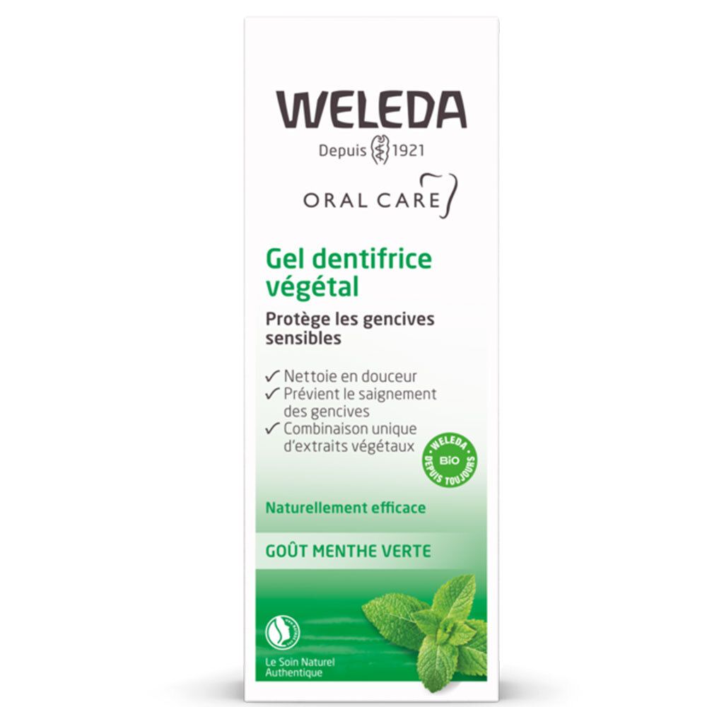 WELEDA Gel Dentifrice Végétal 75 ml Gel Dentaire