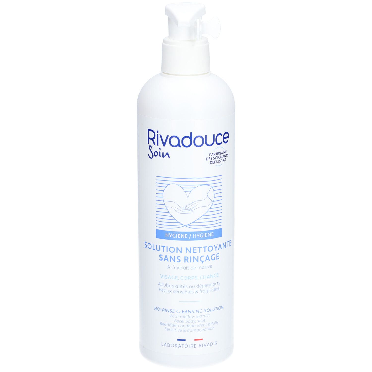 RIVADOUCE Solution nettoyante sans rinçage - Flacon 500ml + pompe montée 500 ml Produit(S) Nettoyant(S)
