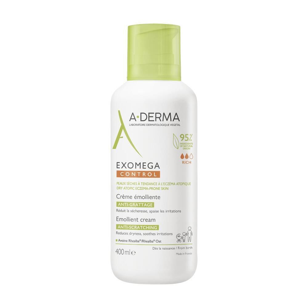 A-Derma Exomega Control Créme Émolliente Crème Pour La Peau 400 Ml