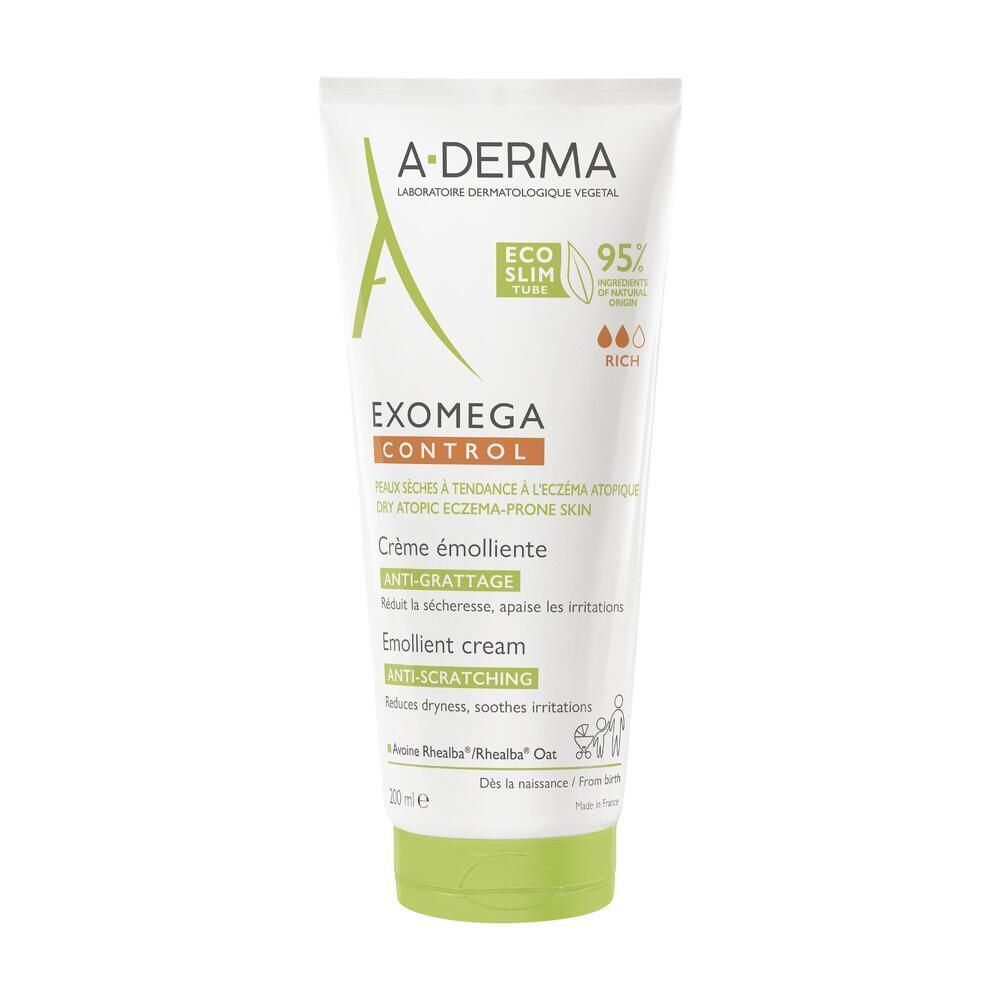 A-Derma Exomega Control Créme Émolliente Anti-Grattage Crème Pour La Peau 200 Ml Nourrisson