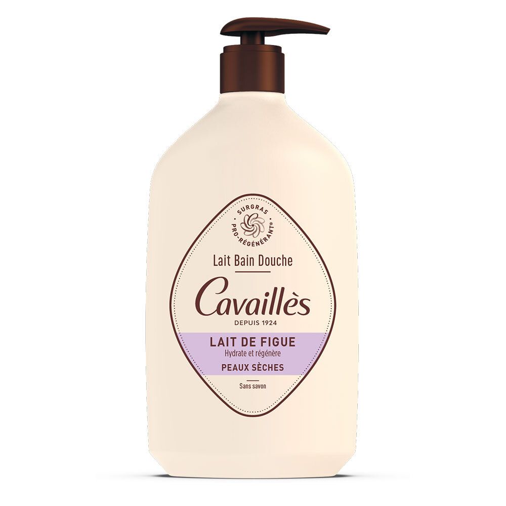 Rogé Cavaillès Gel bain douche Lait de figue 1000 ml Lait