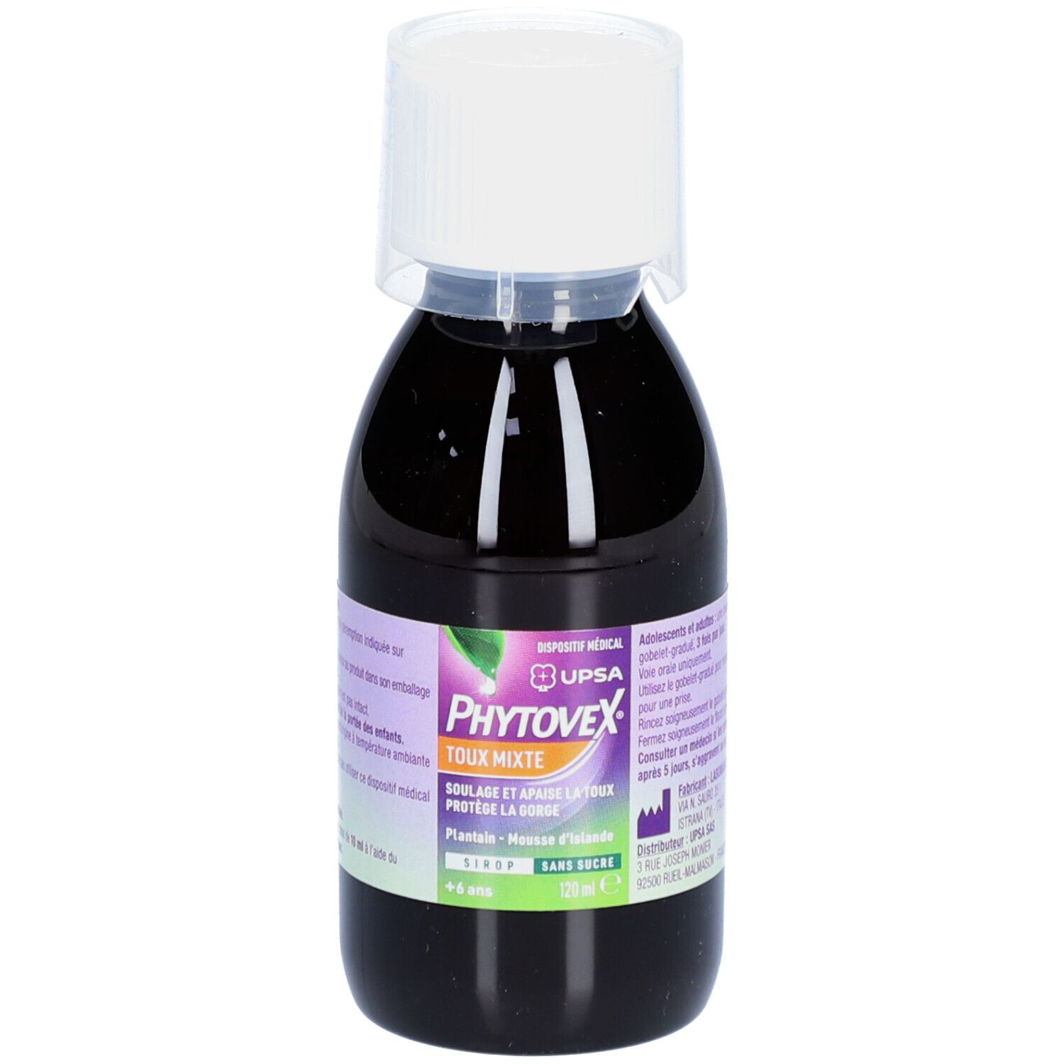 Phytovex Sirop Toux Mixte 120 ml Sirop