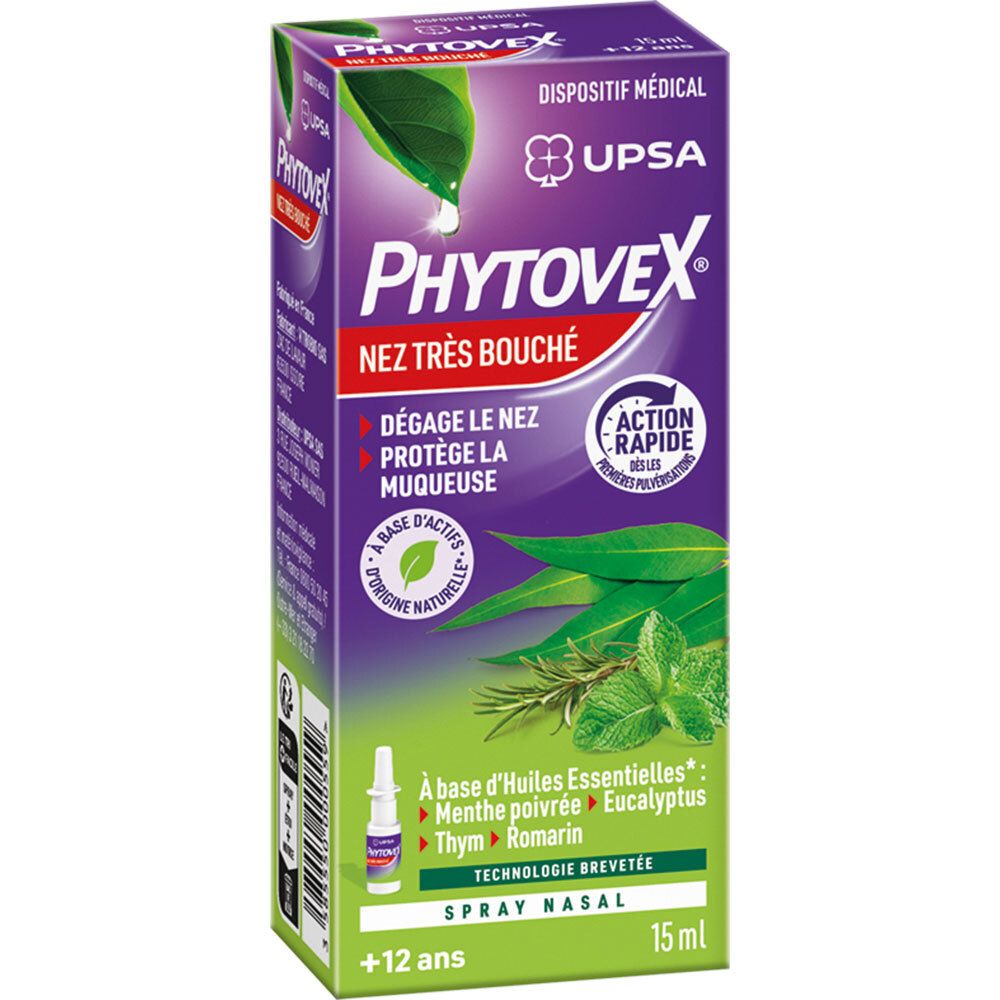 Phytovex Nez Très Bouché Spray Nasal 15 Ml Enfants