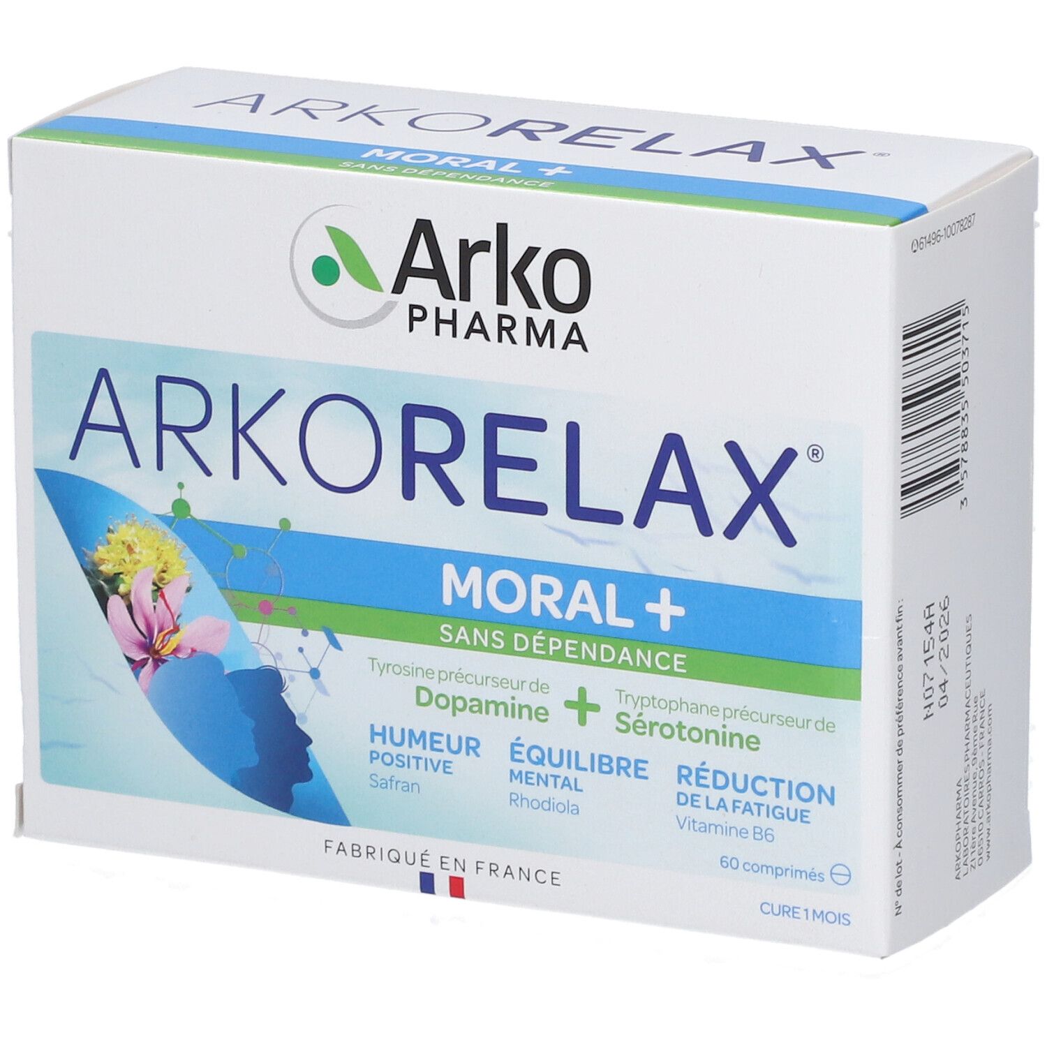 Arkorelax Arkopharma Arkorelax® Moral + Comprimé(S) 60 Pc(S)