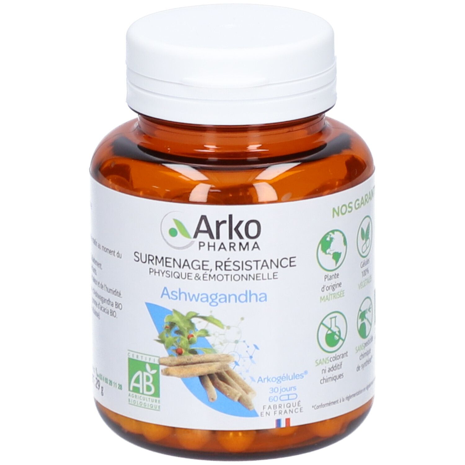 Arkogélules Arkopharma Arkogélules® Bio Ashwagandha Capsule(S) 60 Pc(S) Enfants