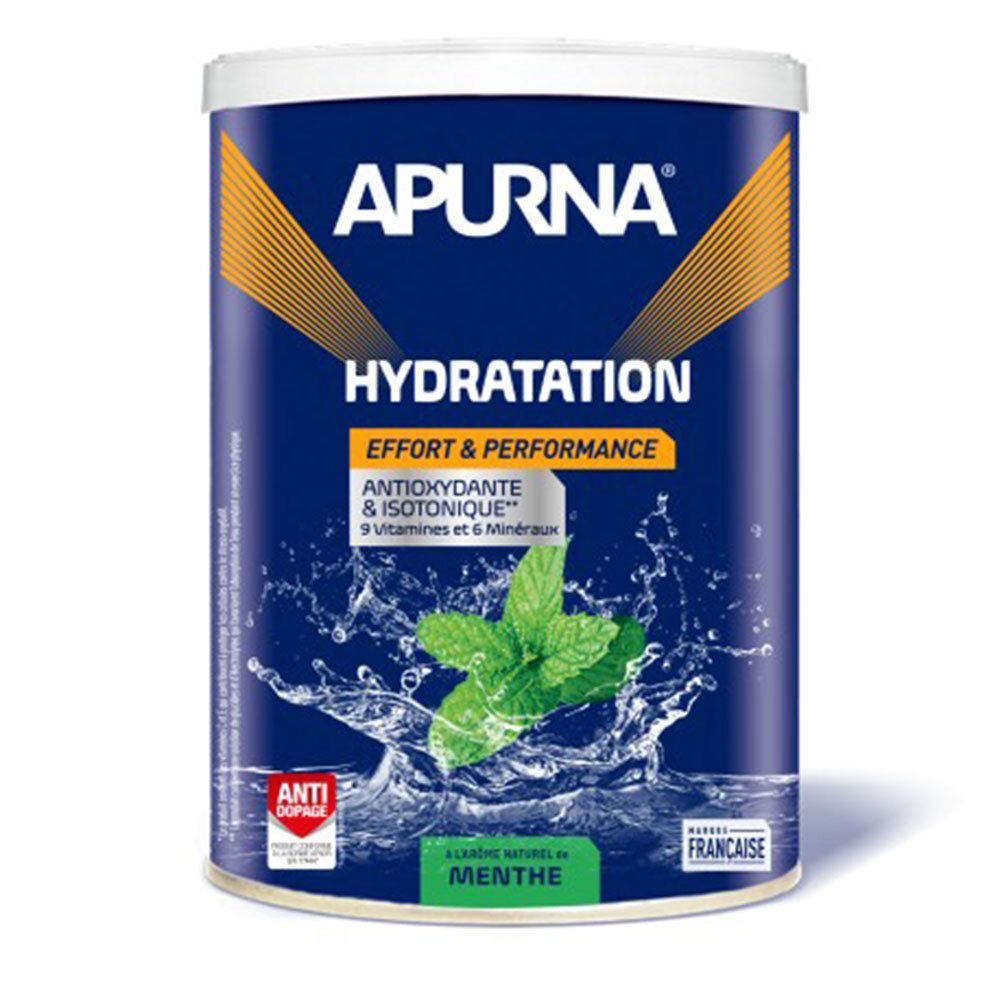 Lactalis Nutrition Diet Apurna Boisson Hydratation Menthe Poudre Pour La Préparation D'une Solution 500 G