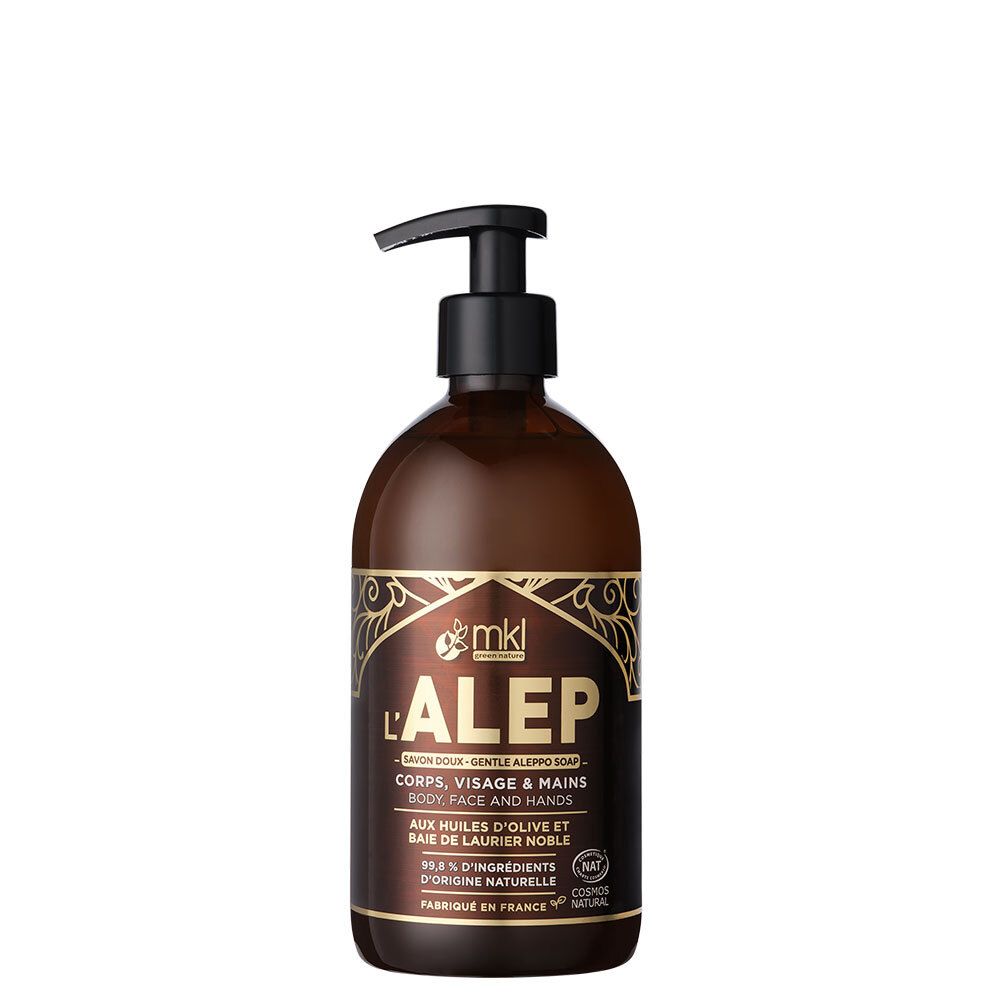 MKL Green Nature L'Alep Savon Doux Bio 500 ml - Image 3