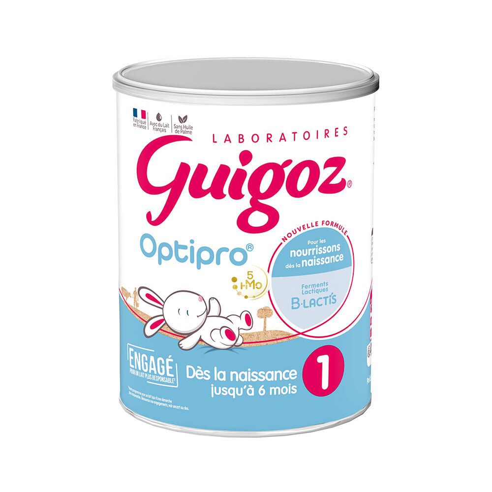 GUIGOZ Optipro 1 Lait 1er âge 780 g Poudre