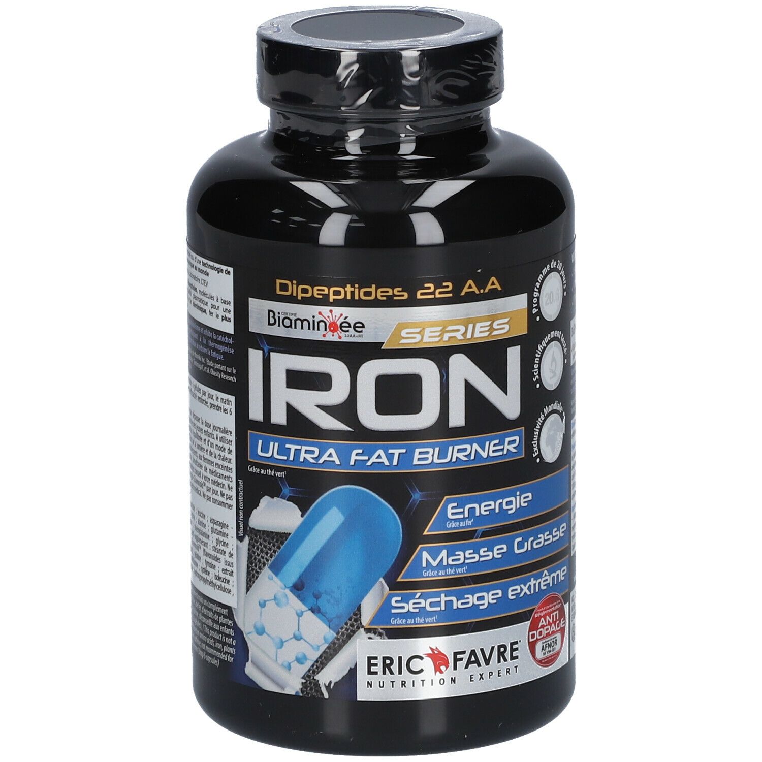 ERIC FAVRE Brûleur de graisse Iron Ultra Fat Burner 120 pc(s) Capsule(S)