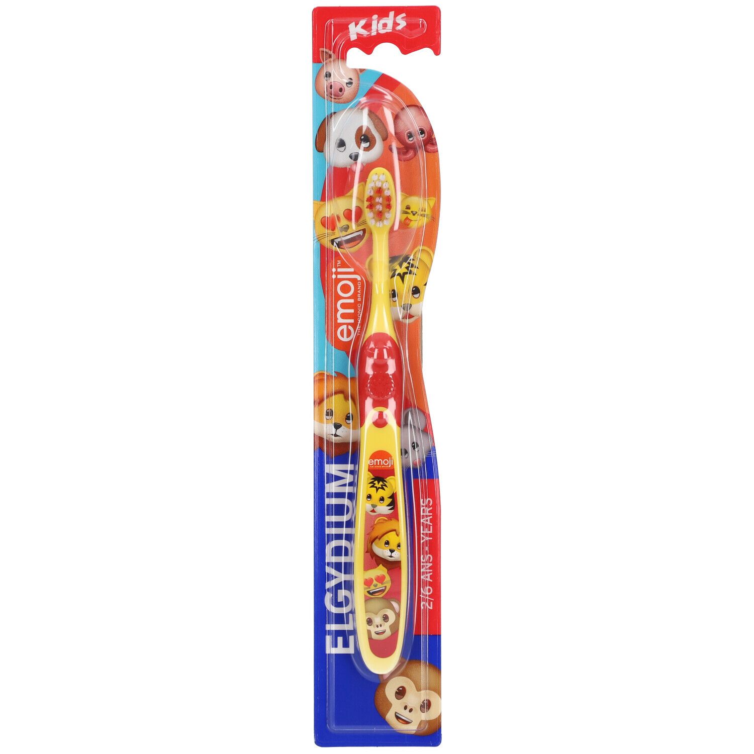 Elgydium Brosse À Dents Junior Emoji Pour Enfants, - Image 3