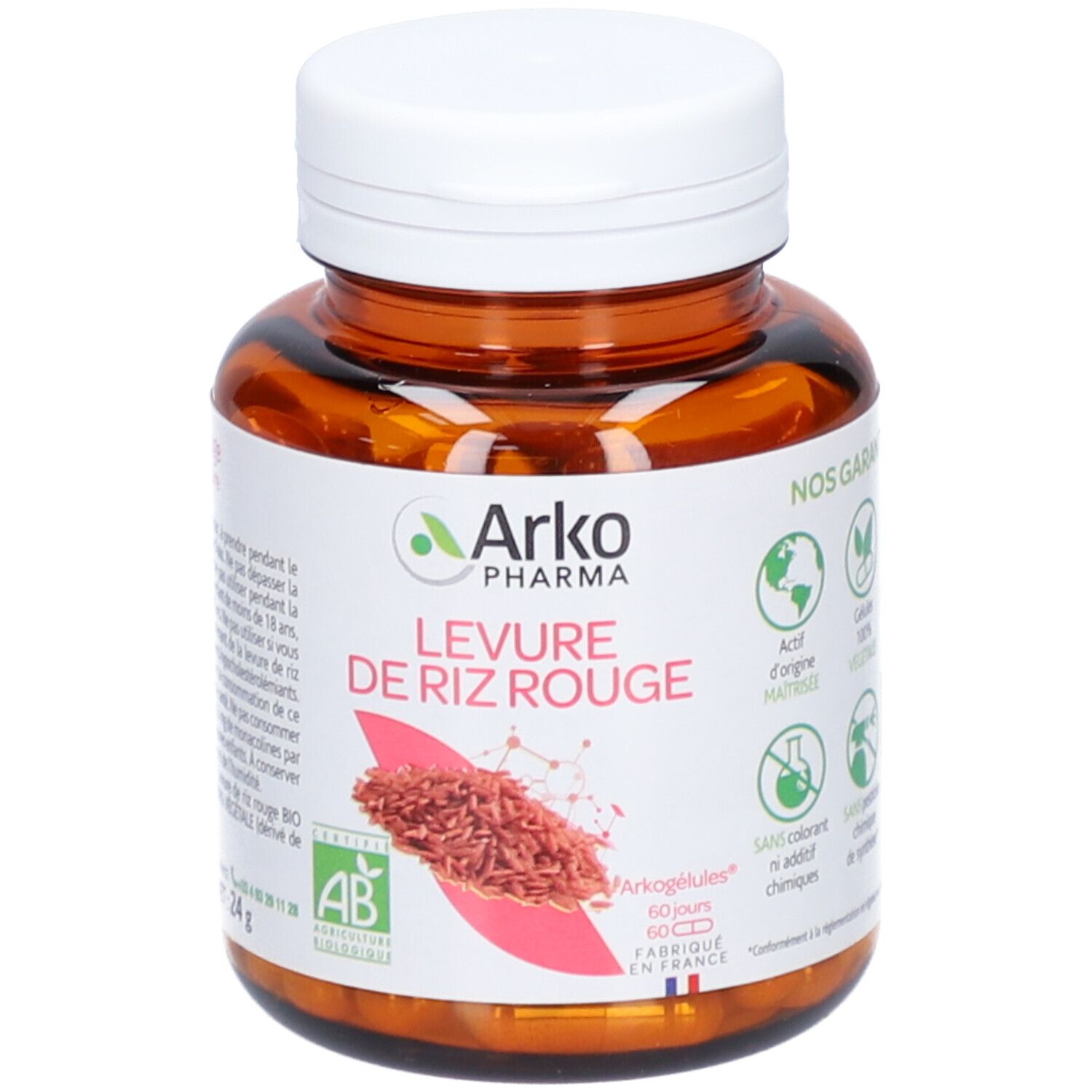 Arkogélules Arkopharma Arkogélules® Bio Levure De Riz Rouge Capsule(S) 60 Pc(S) Enfants