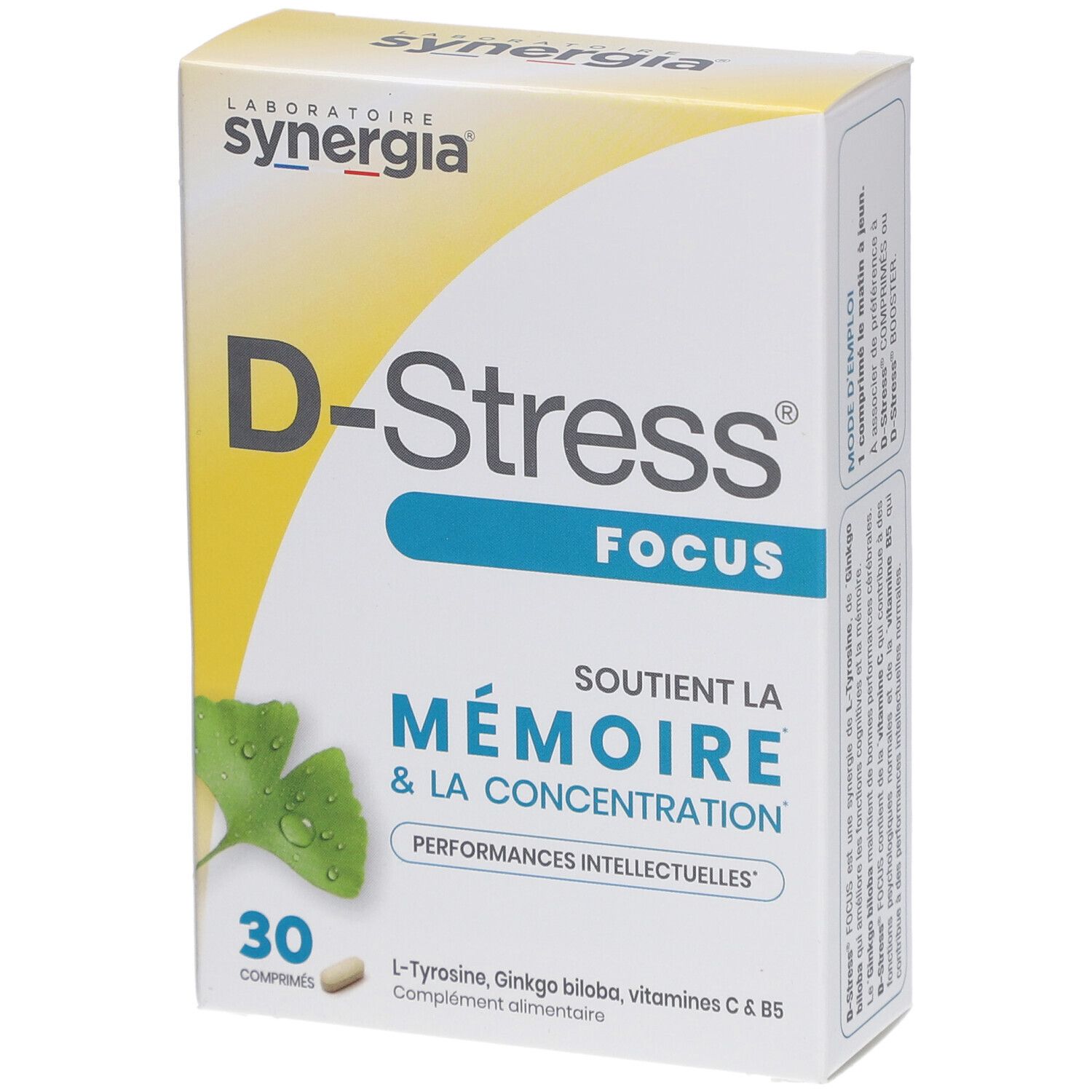 D-Stress® Synergia D-Stress Focus Capsule(S) 30 Pc(S)