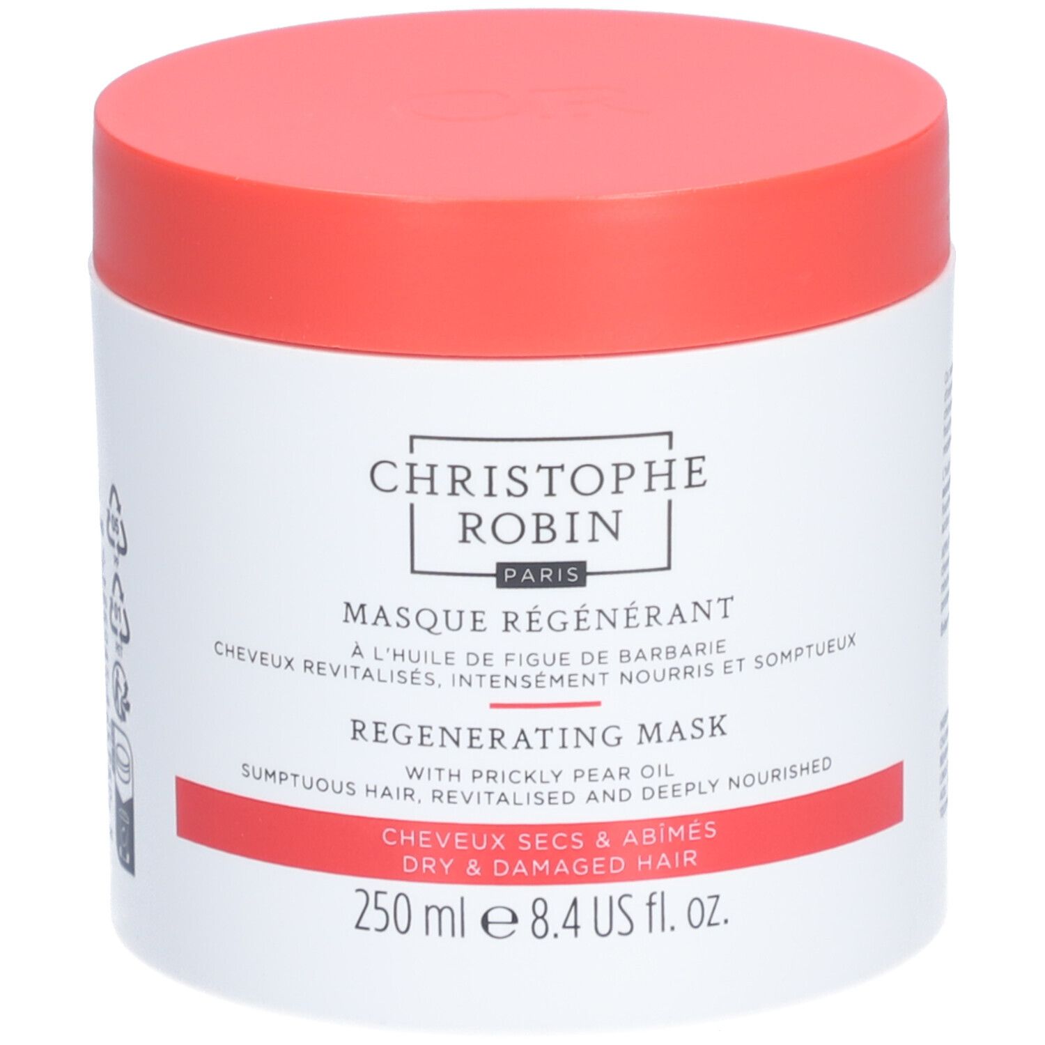 CHRISTOPHE ROBIN MASQUE RÉGÉNÉRANT À L’HUILE DE FIGUE BARBARIE Masque 250 ml