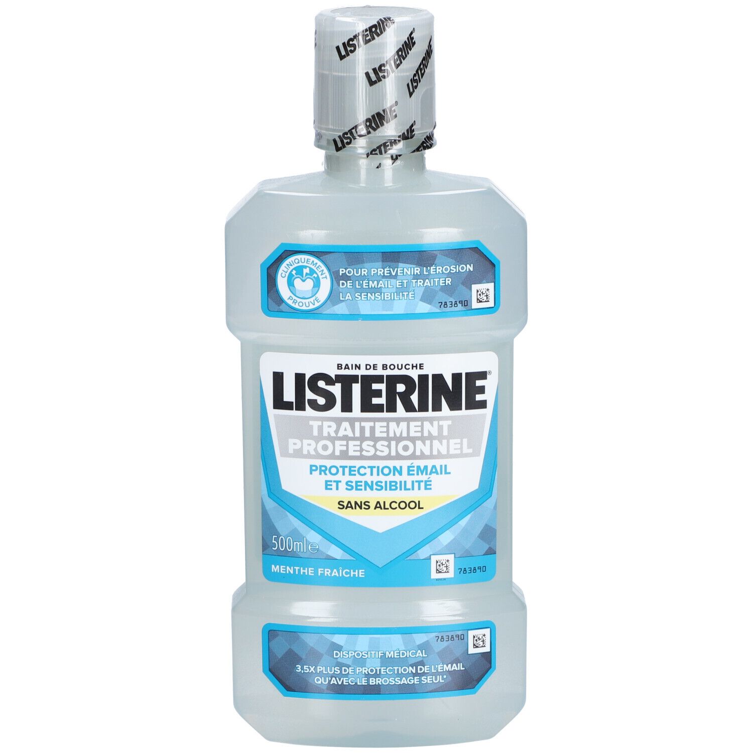 Bain de Bouche LISTERINE® Traitement Professionnel Protection Émail et Sensibilité De 500 ml