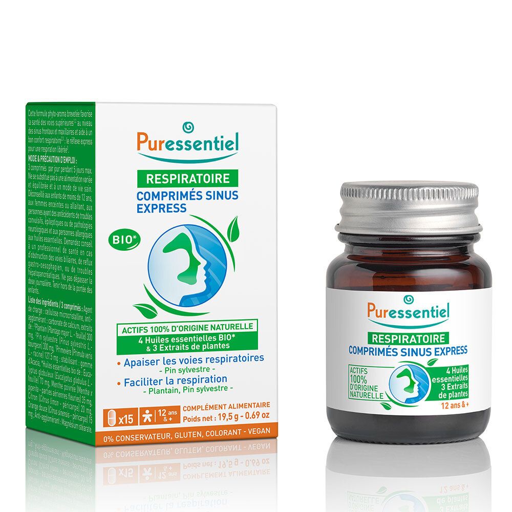 Puressentiel Respiratoire Comprimés Sinus Express - 15 Comprimés Comprimé(S) Pc(S) Enfants - Image 1