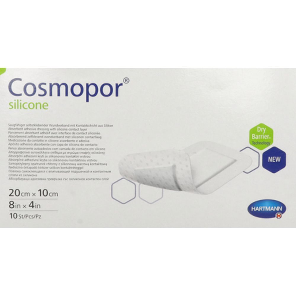 Hartmann Cosmopor® Silicone 20 X 10 Cm Pansement(S) Pc(S)