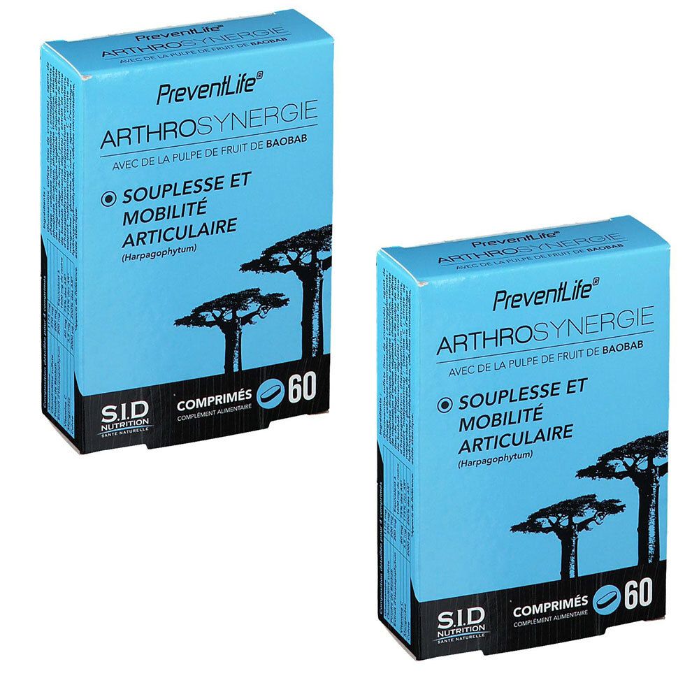 SID Nutrition Preventlife arthrosynergie 2x60 pc(s) Comprimé(S)