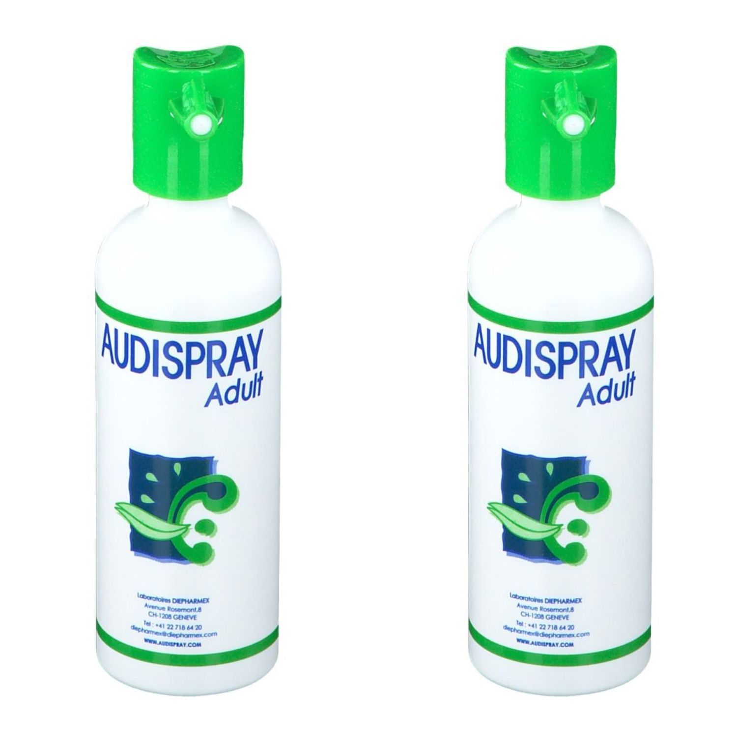 AUDISPRAY ADULT Hygiène de l'Oreille Spray 2x50 ml