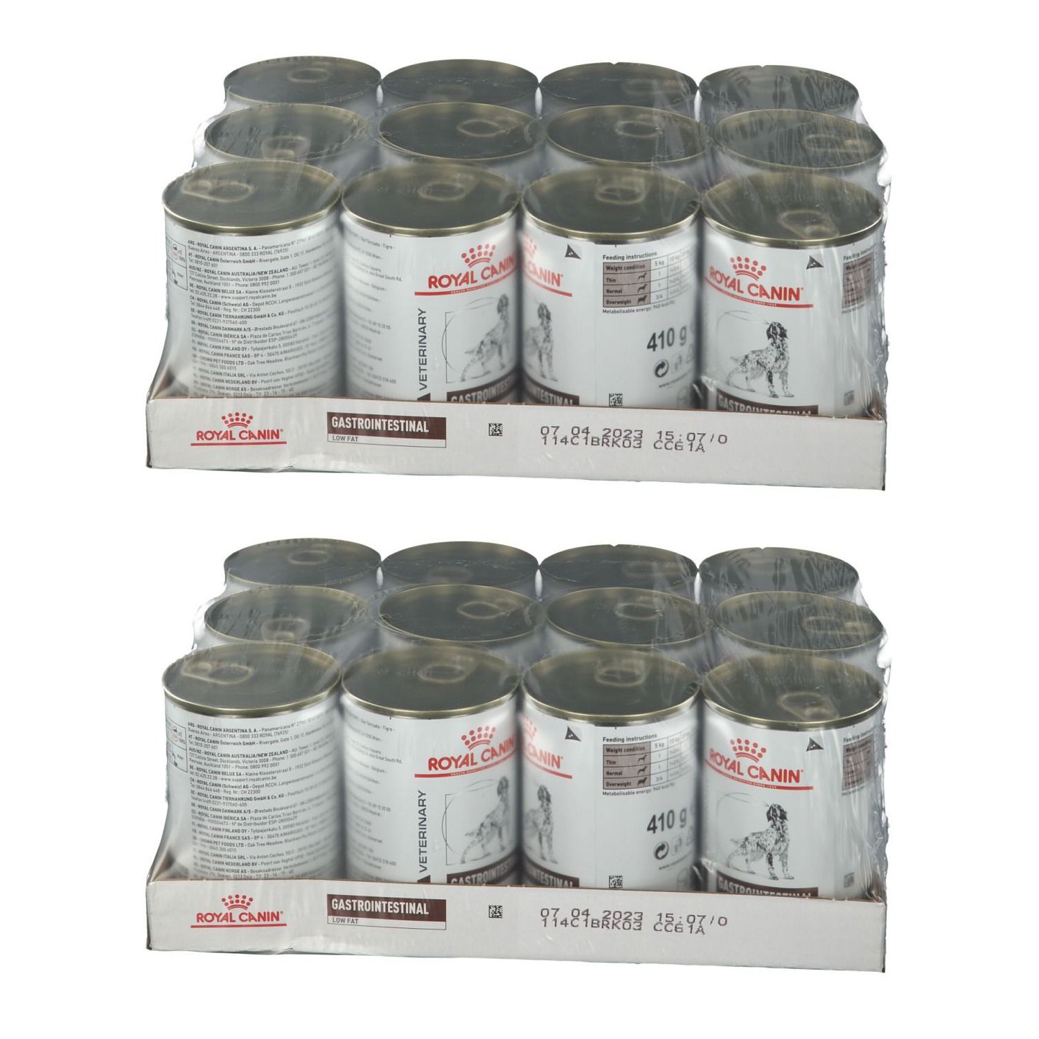 Royal Canin Gastro Intestinal Low Fat Chien 2x12x410 g set(s)