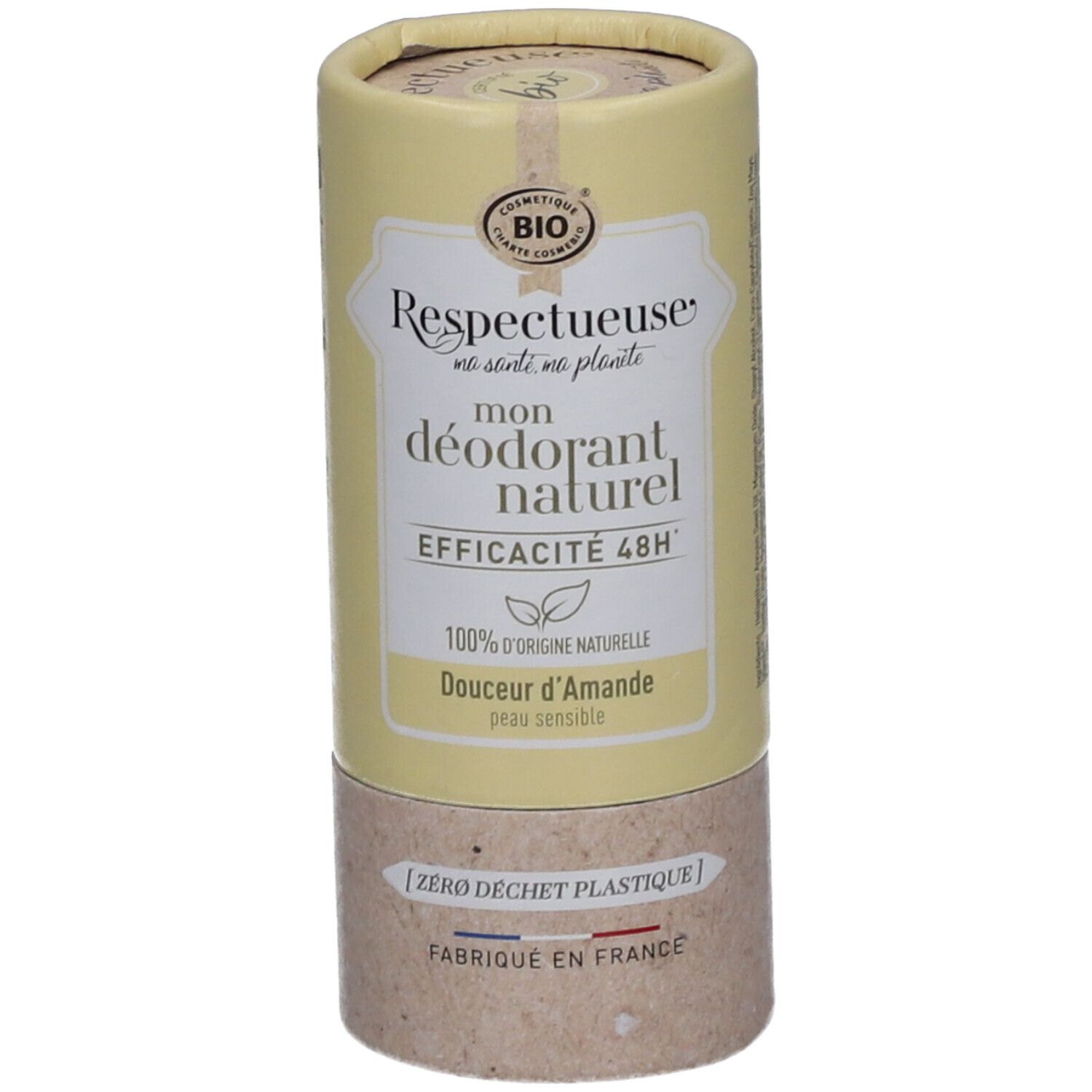 Respectueuse Mon Déodorant Naturel Douceur D'amande 50 G