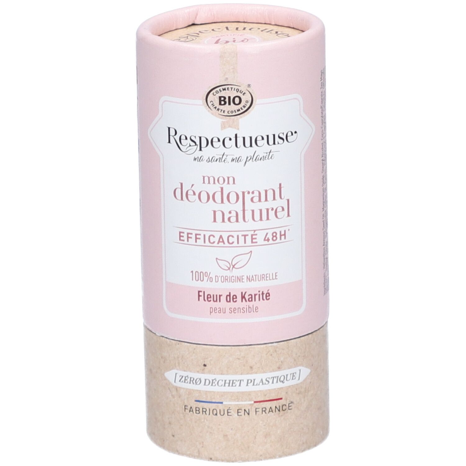 Respectueuse Déodorant Naturel Solide Fleur De Karité 50 G