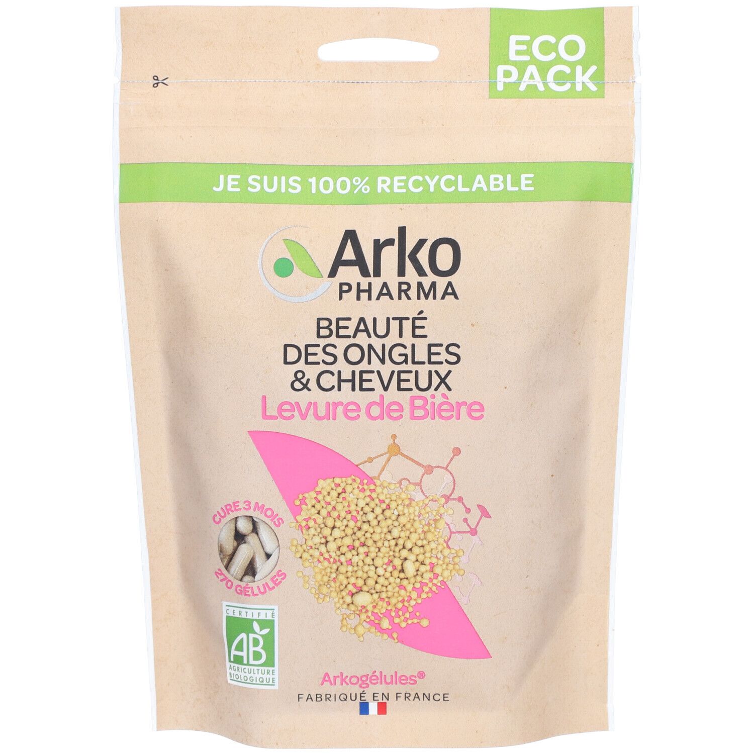 Arkogélules Arkopharma Arkogélules® Bio Levure De Bière Capsule(S) 143 G
