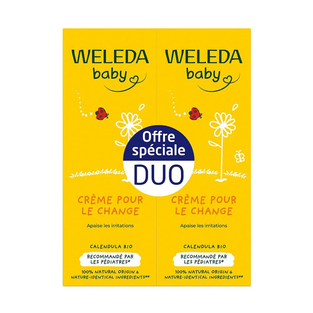 WELEDA Baby Crème Pour le Change au Calendula 150 ml Crème Pour La Peau