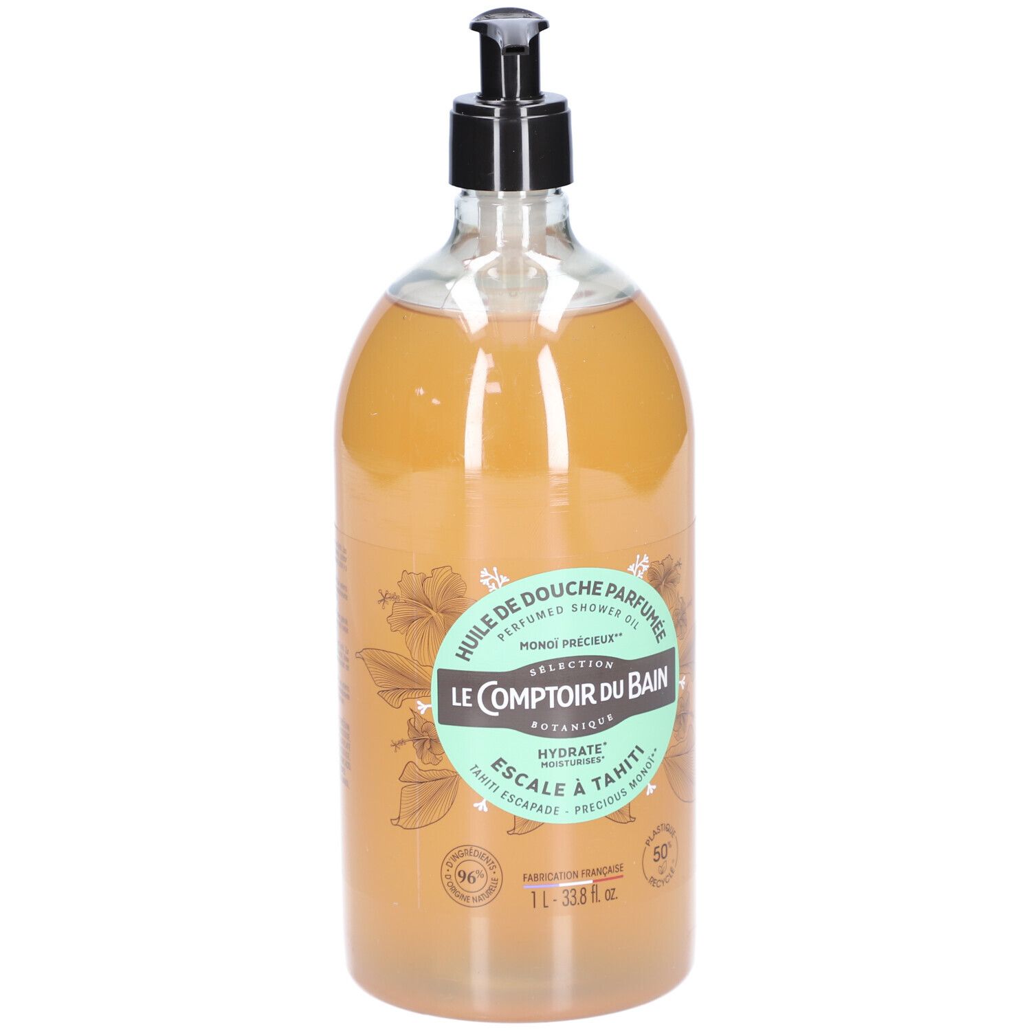 Le Comptoir Du Bain Huile De Douche Parfumée Escale À Tahiti De 1000 Ml