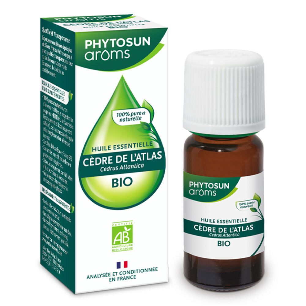 PHYTOSUN arôms Huile Essentielle Cèdre de l'Atlas BIO 5 ml Huile