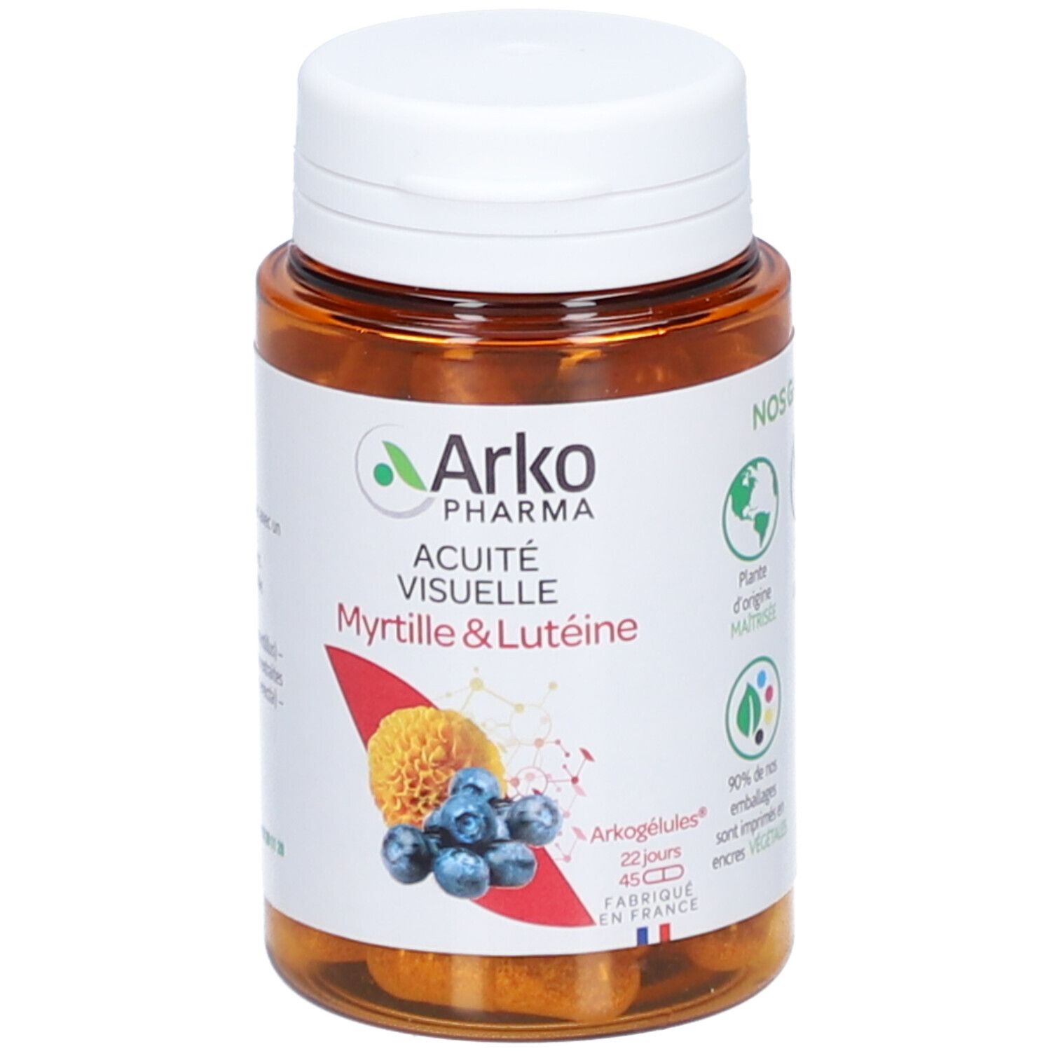 Arkogelules Arkopharma Arkogélules® Myrtille Et Lutéine Capsule(S) 45 Pc(S)