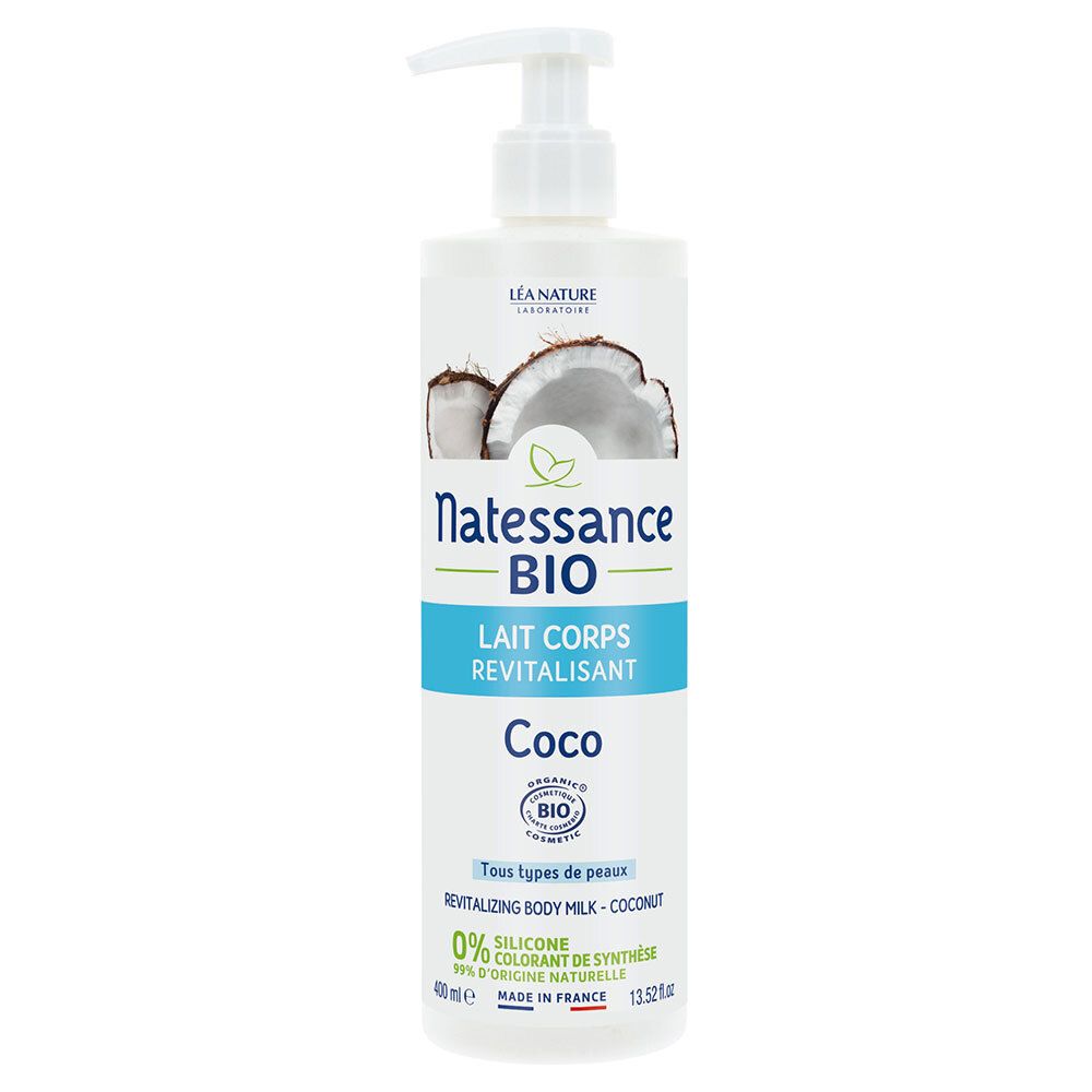 Natessance Lait Corps Revitalisant Coco Bio Hydratation Intense 400 Ml Enfants