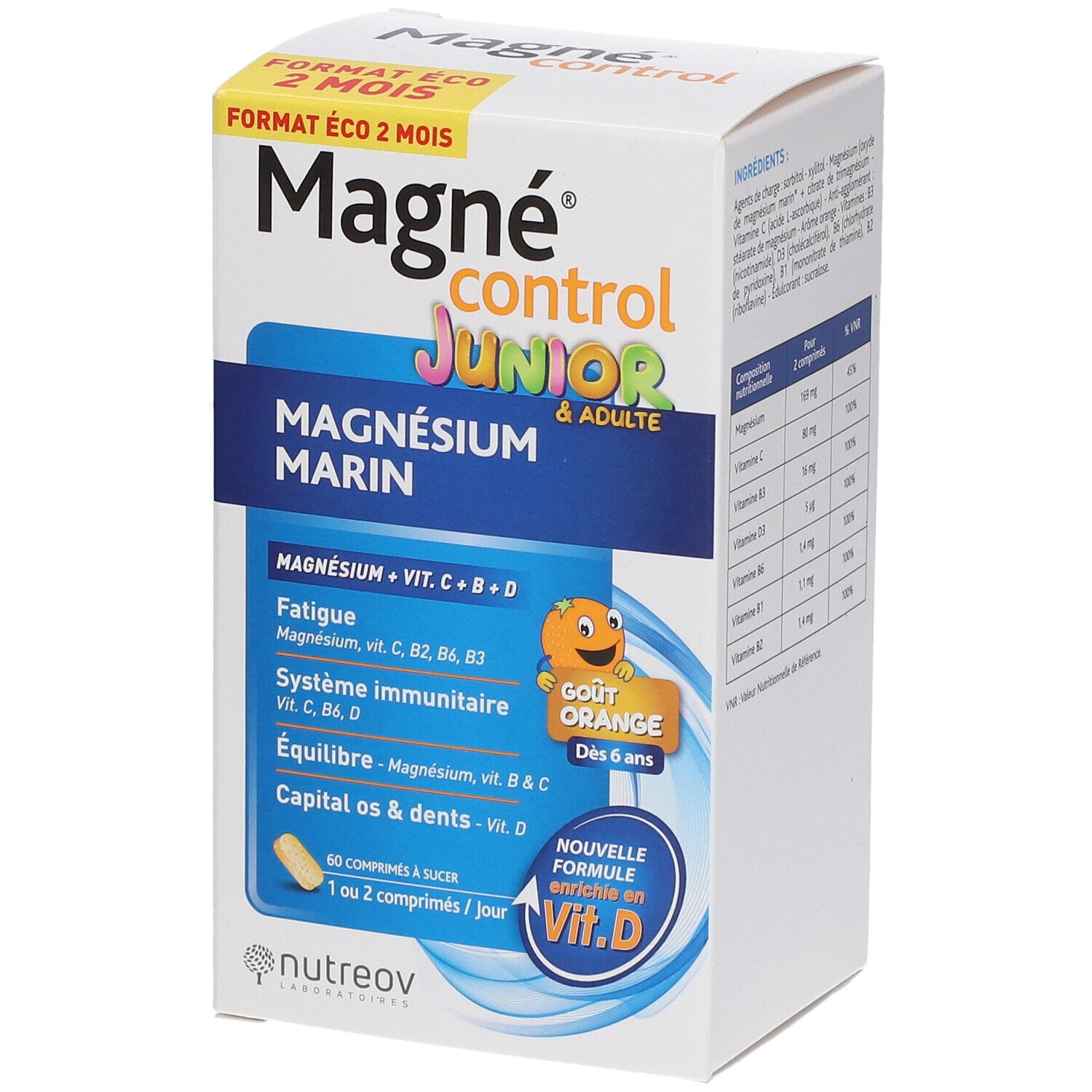 Nutreov Magné® Control Junior & Adulte Comprimé(S) 60 Pc(S)