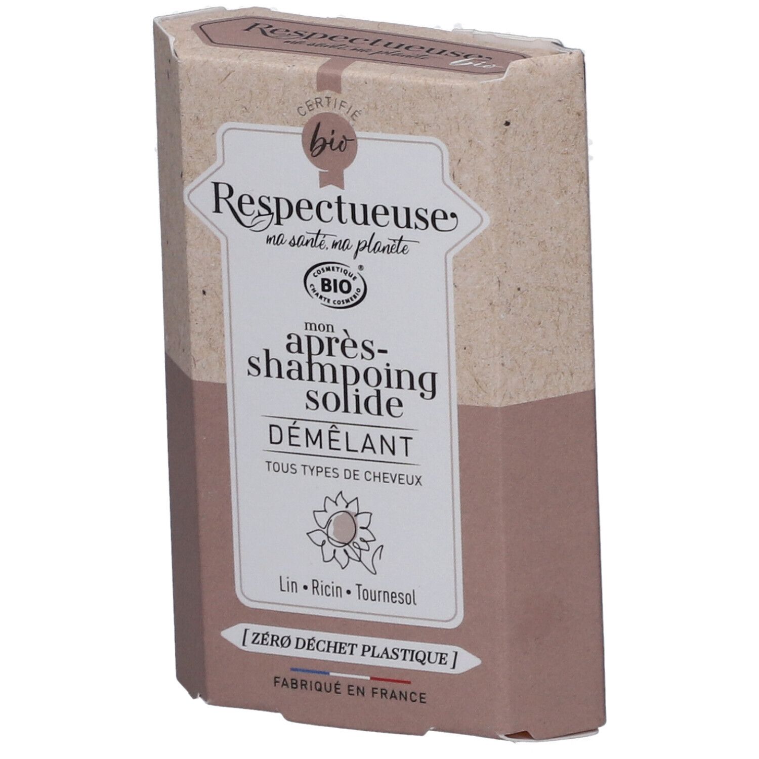 RESPECTUEUSE Après-Shampoing Solide Démêlant 40 g Après-Shampooing(S)